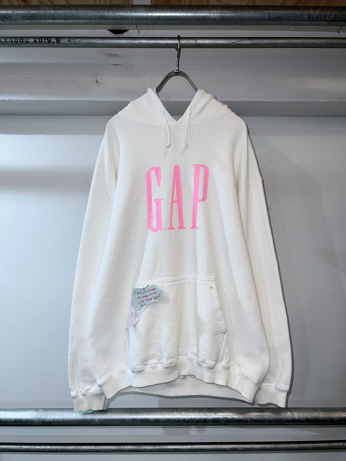 CLEAR EYED "Will you caress my body soiled with cheap love?" hoodie