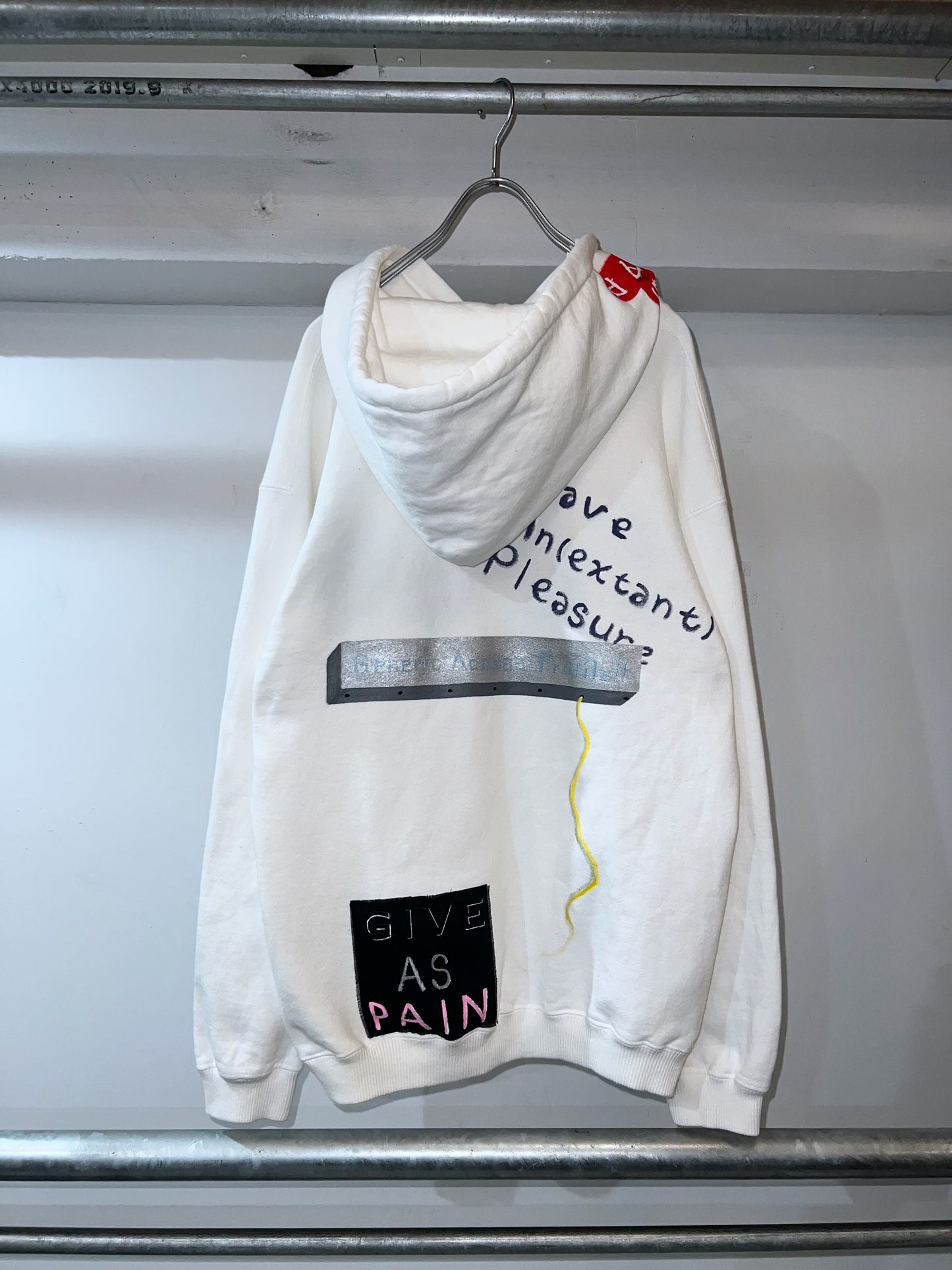 CLEAR EYED "Will you caress my body soiled with cheap love?" hoodie