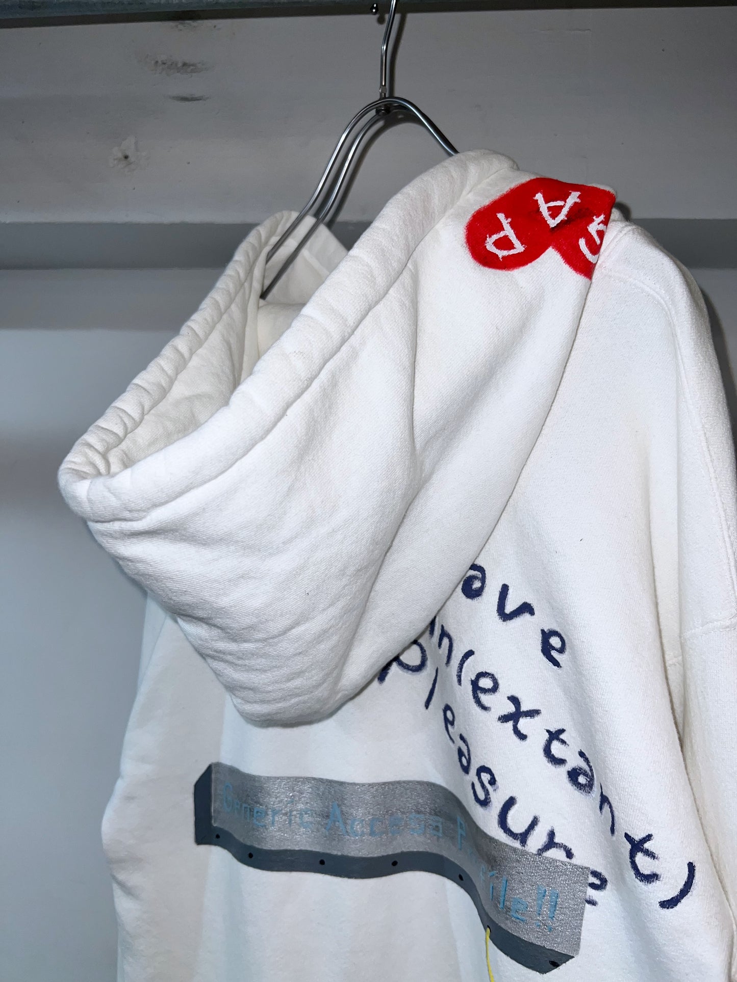 CLEAR EYED "Will you caress my body soiled with cheap love?" hoodie