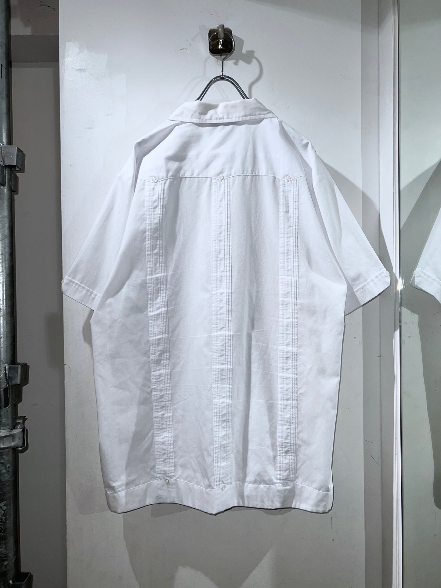 Vintage Premier White Guayabera Shirt