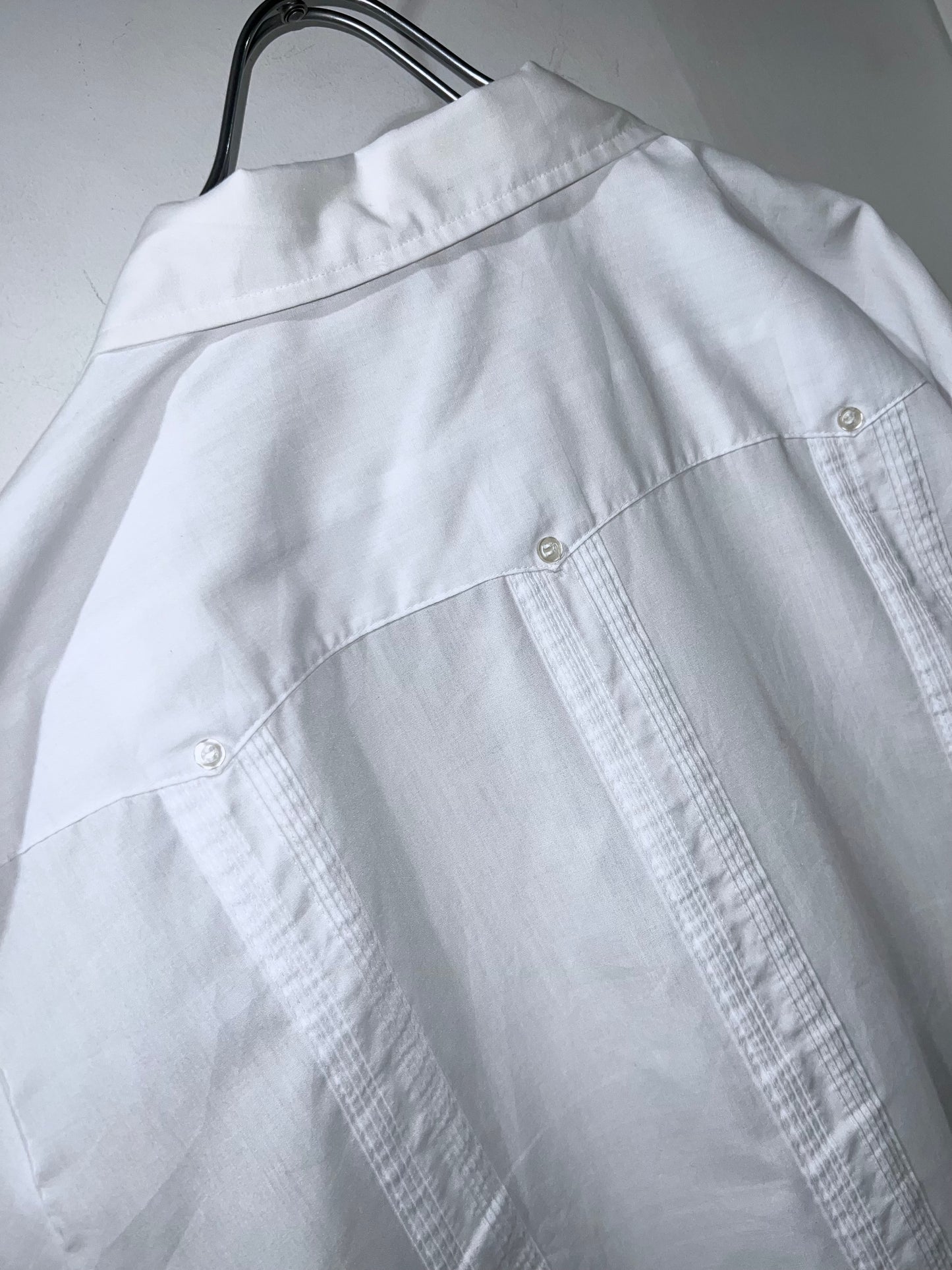 Vintage Premier White Guayabera Shirt