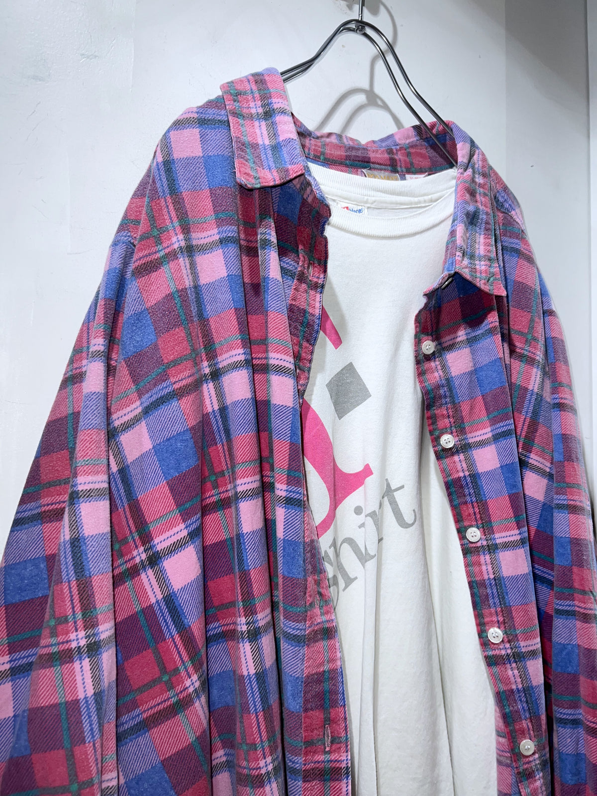 90s ROAMAN'S Oversized Flannel Shirt
