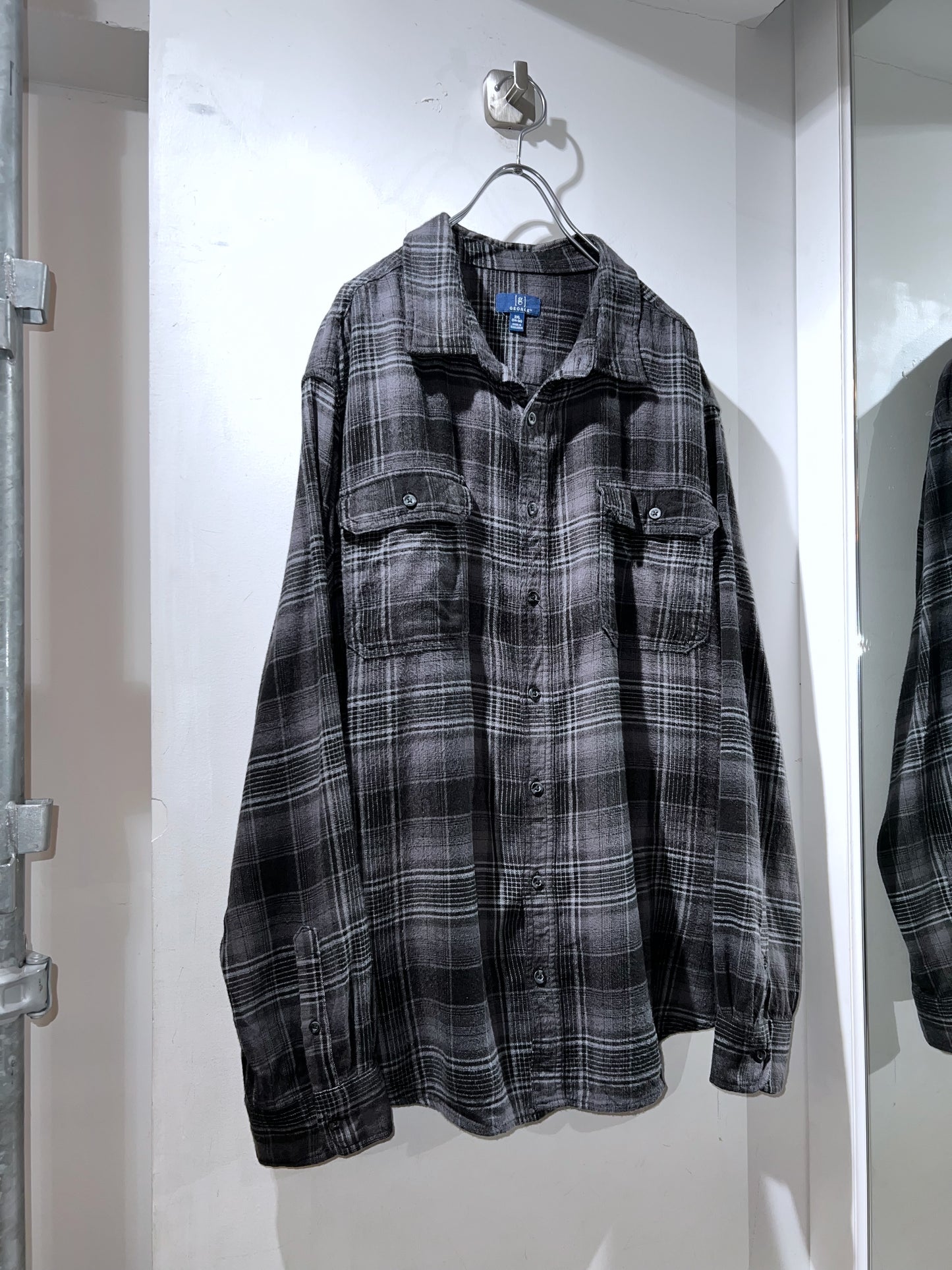 George Oversized Lightweight Flannel Shirt