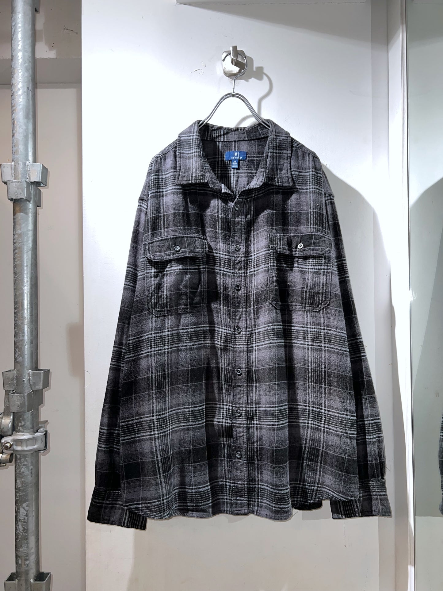 George Oversized Lightweight Flannel Shirt