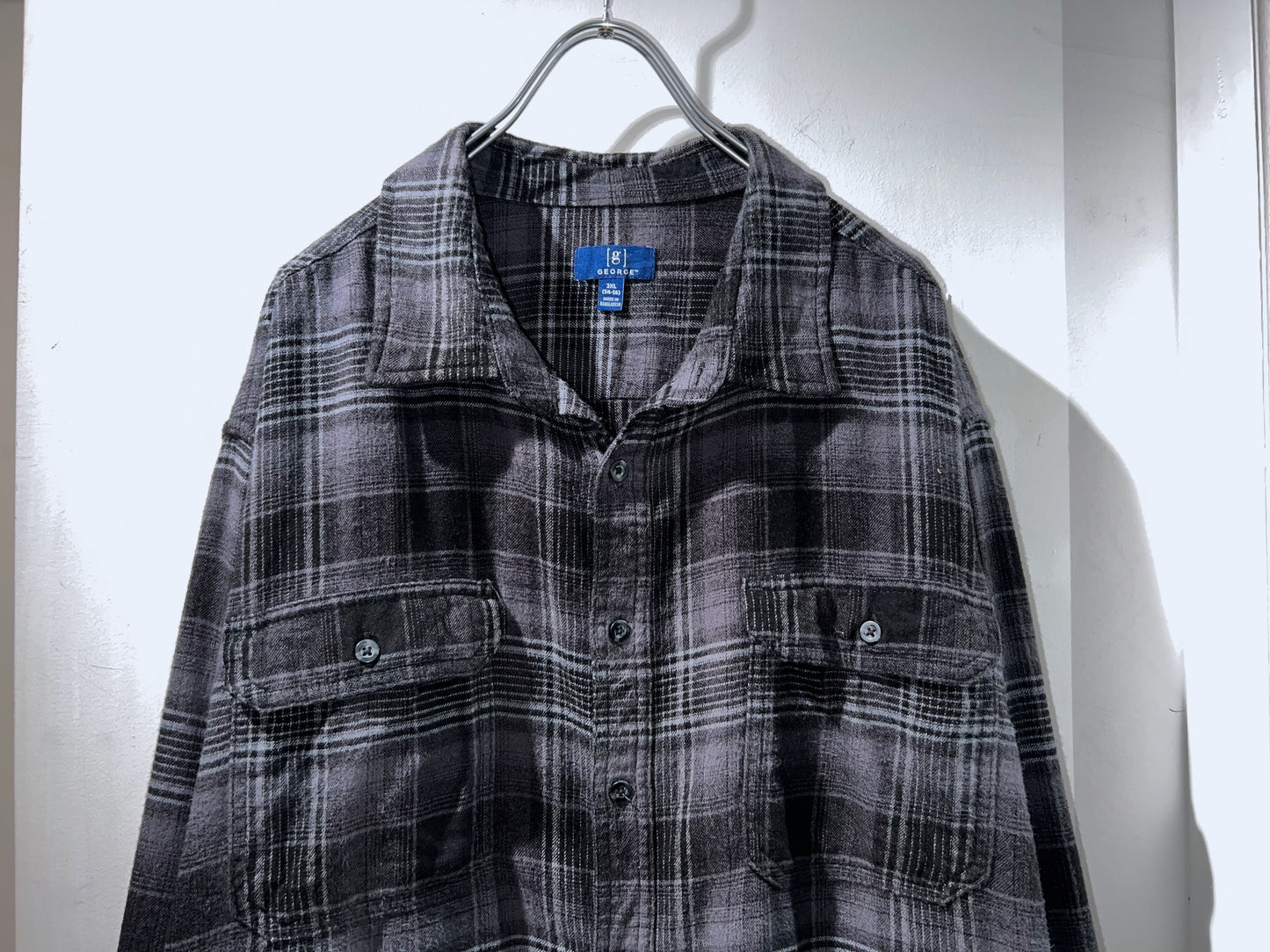George Oversized Lightweight Flannel Shirt