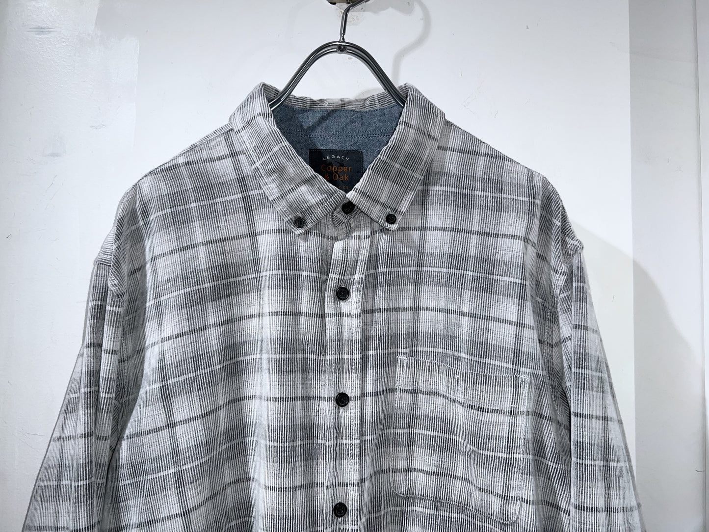 00s Cord Plaid Shirt