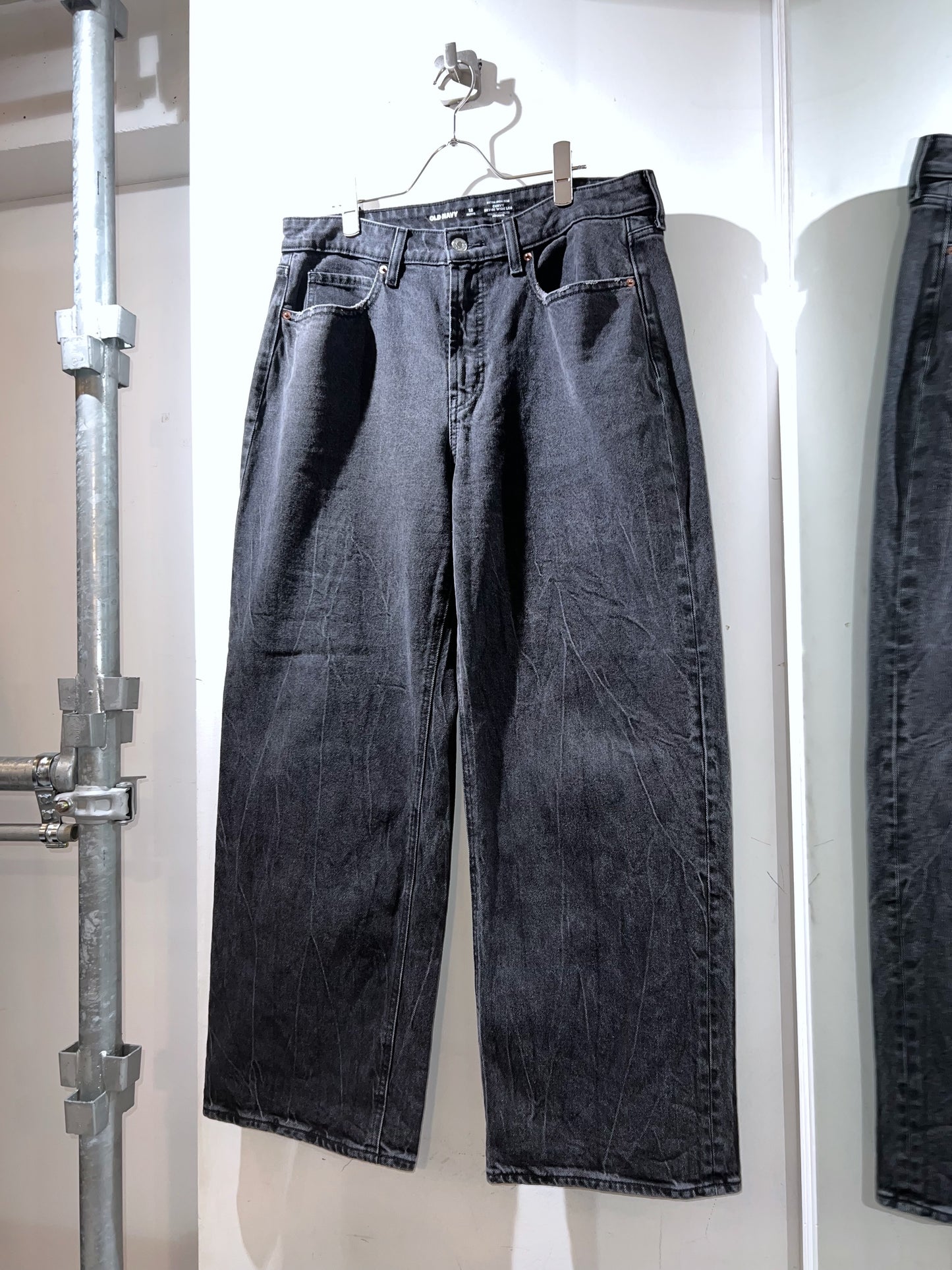 OLD NAVY Black Wide Leg Denim Pants