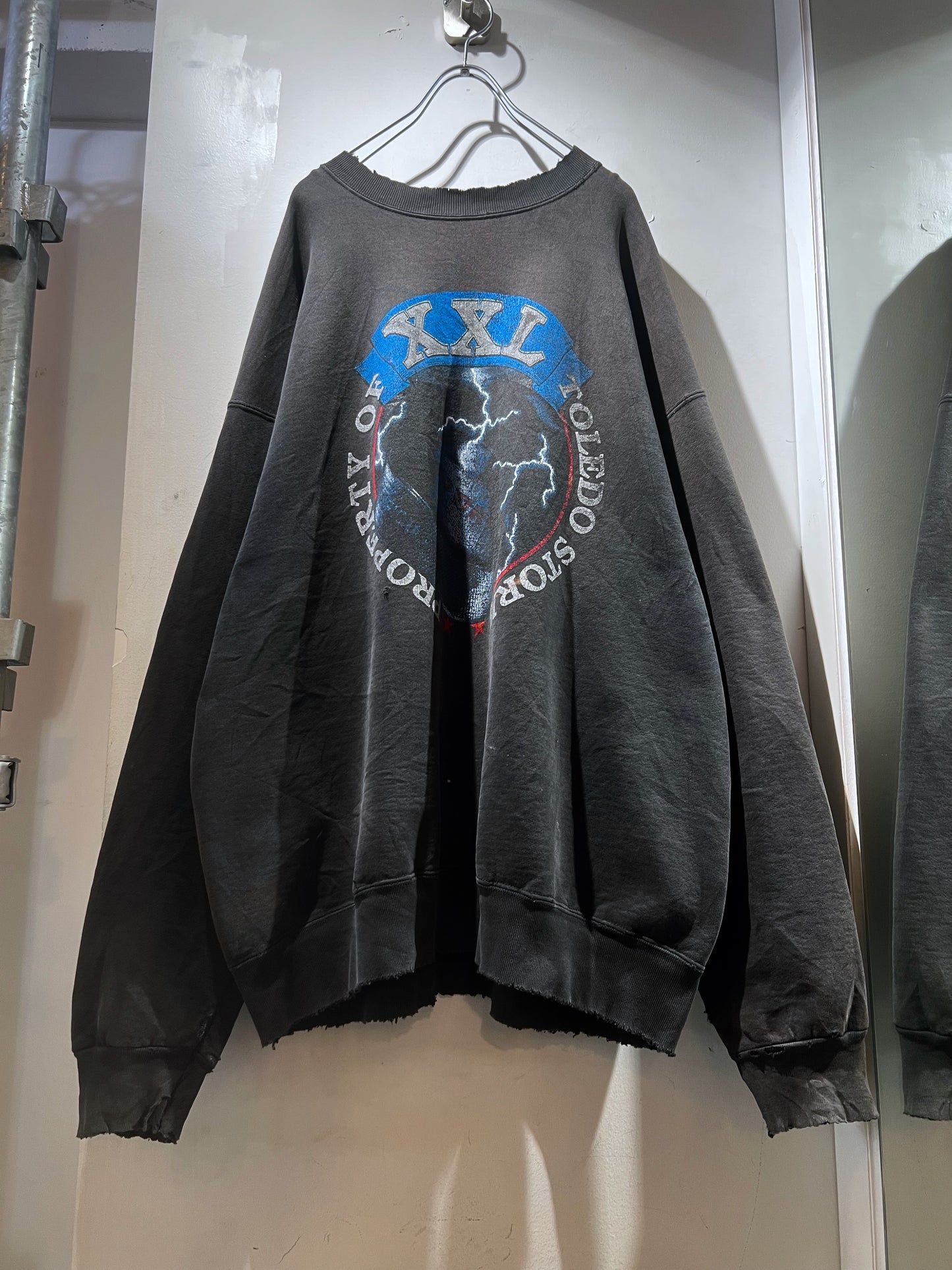 90s Fruit of the Loom Sunfaded Sweat Shirt Toredo Storm