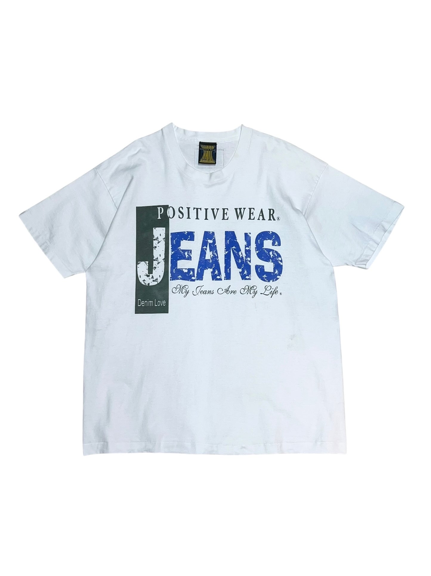 00s Positive Wear Jeans Printed T-shirt
