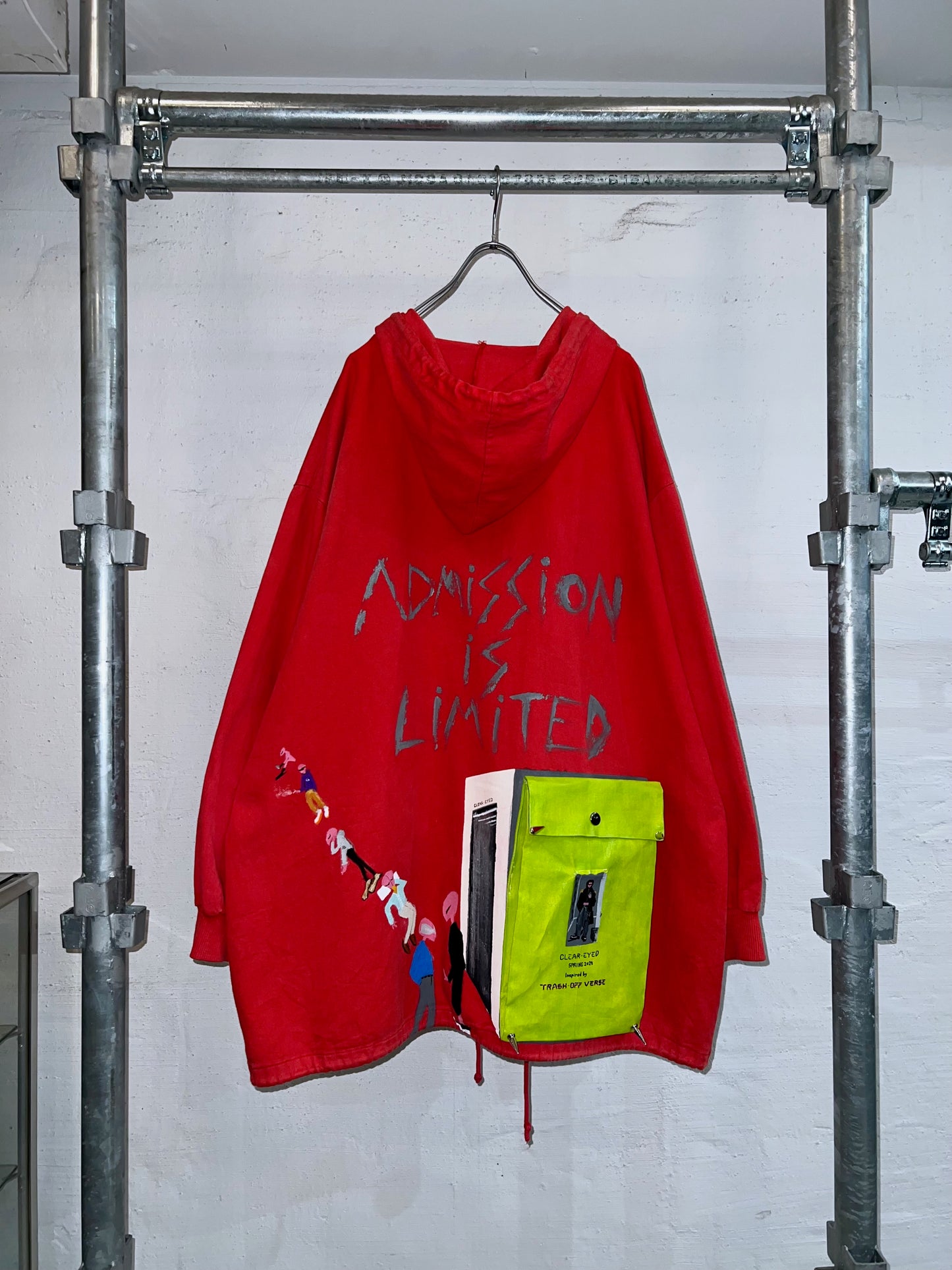 'CLEAR-EYED' Cotton Hooded Jacket
