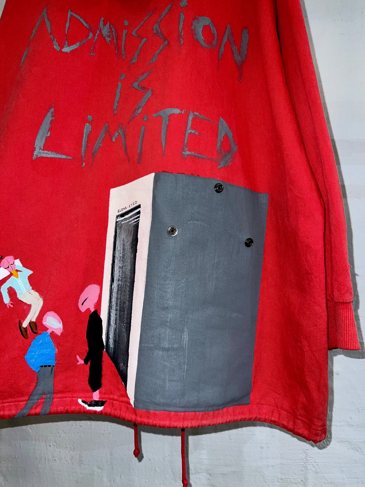 'CLEAR-EYED' Cotton Hooded Jacket