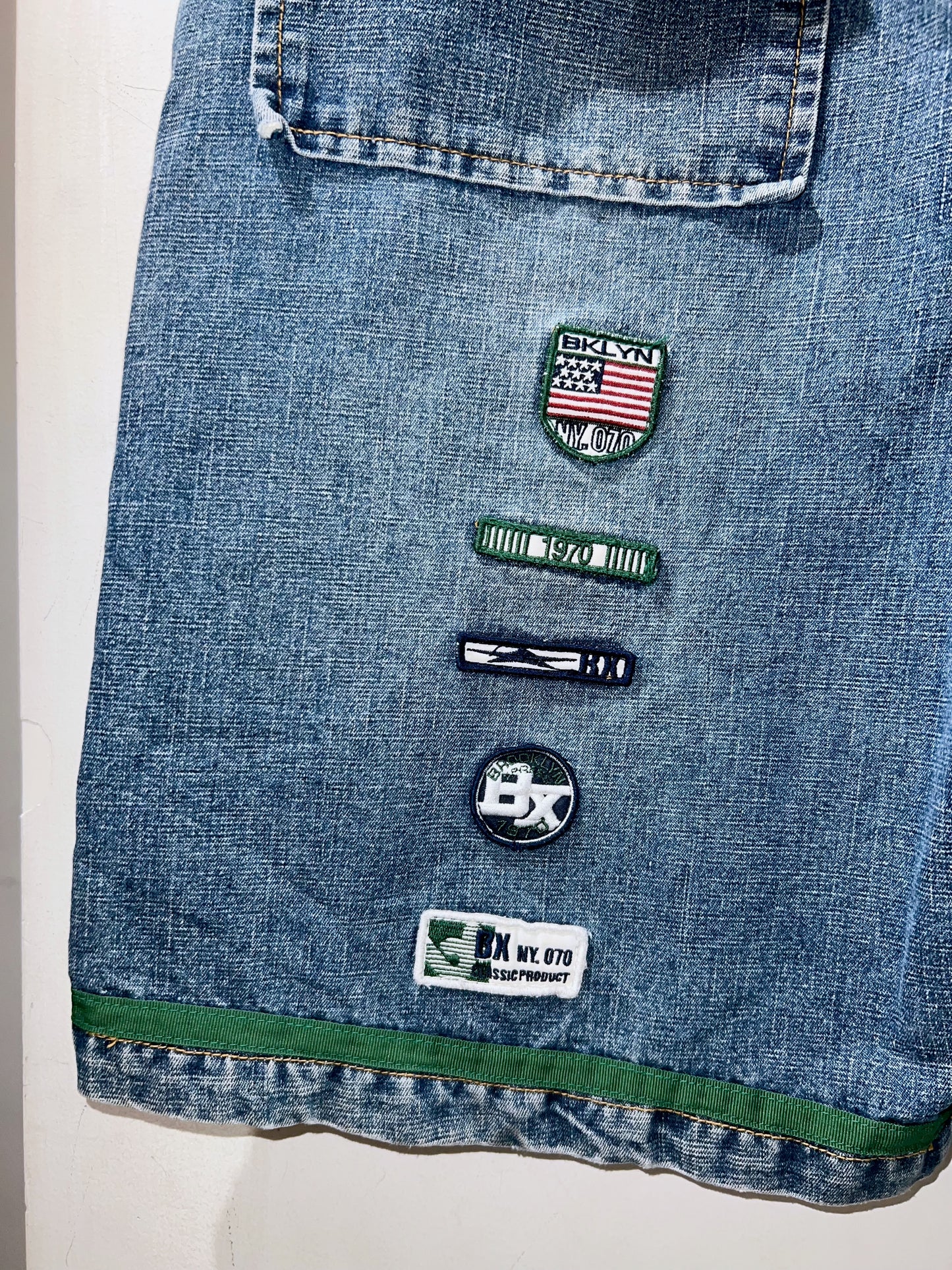 90s Brooklyn Xpress Denim Shorts