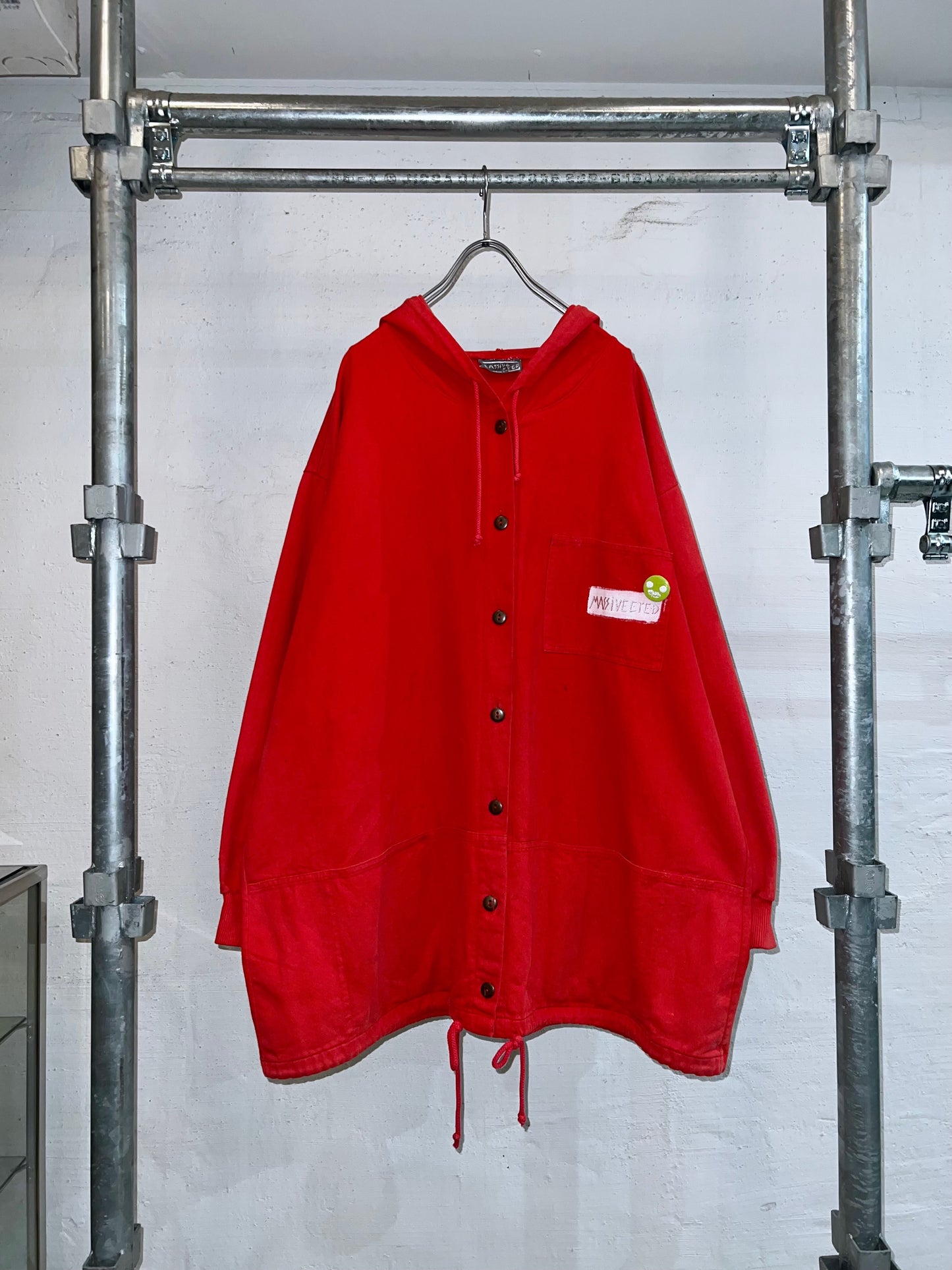 'CLEAR-EYED' Cotton Hooded Jacket