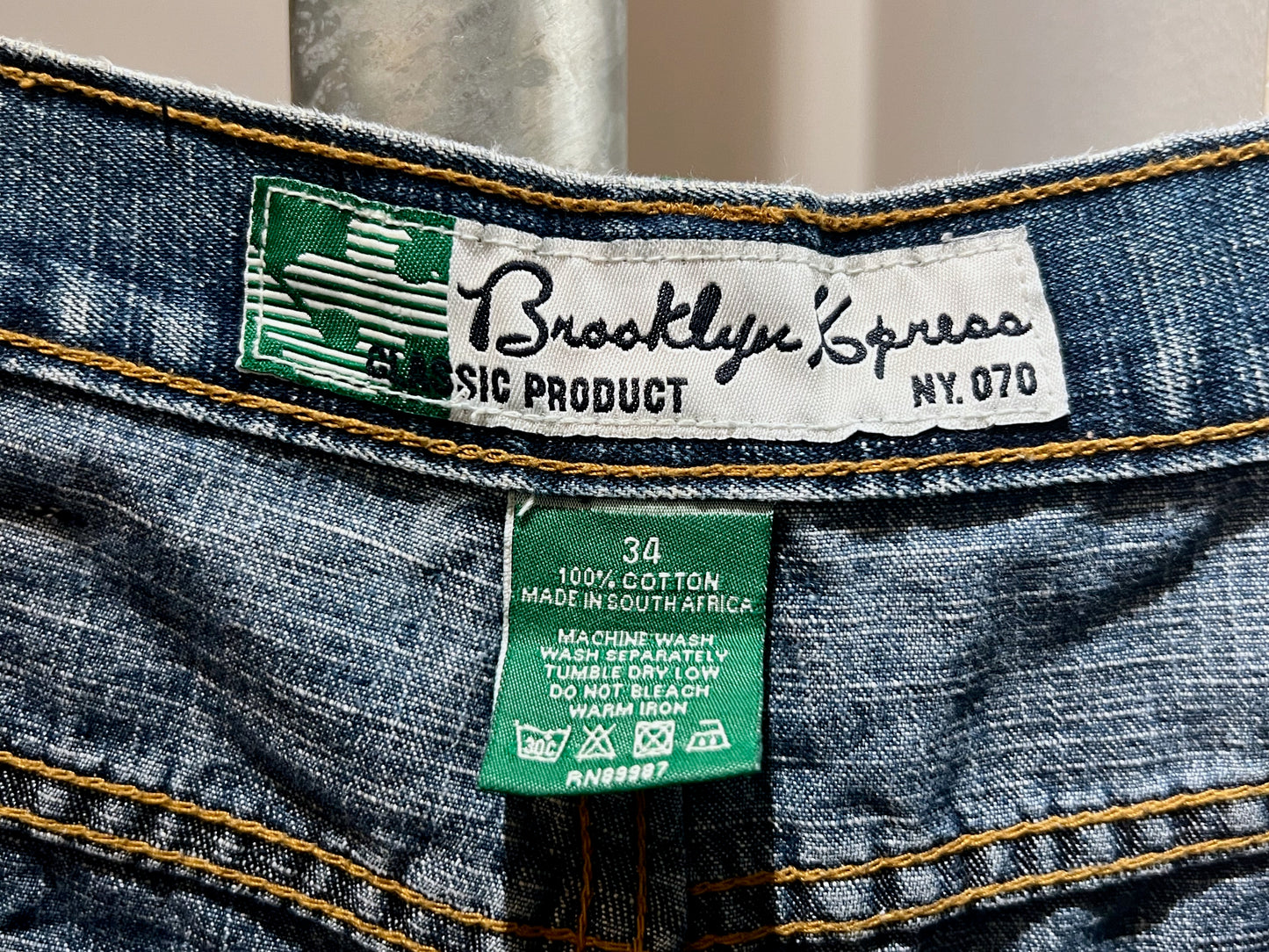 90s Brooklyn Xpress Denim Shorts