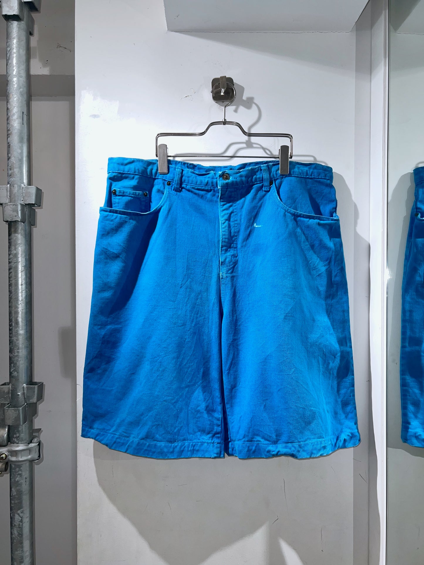 90s Vintage Yes Men Baggy Denim Shorts