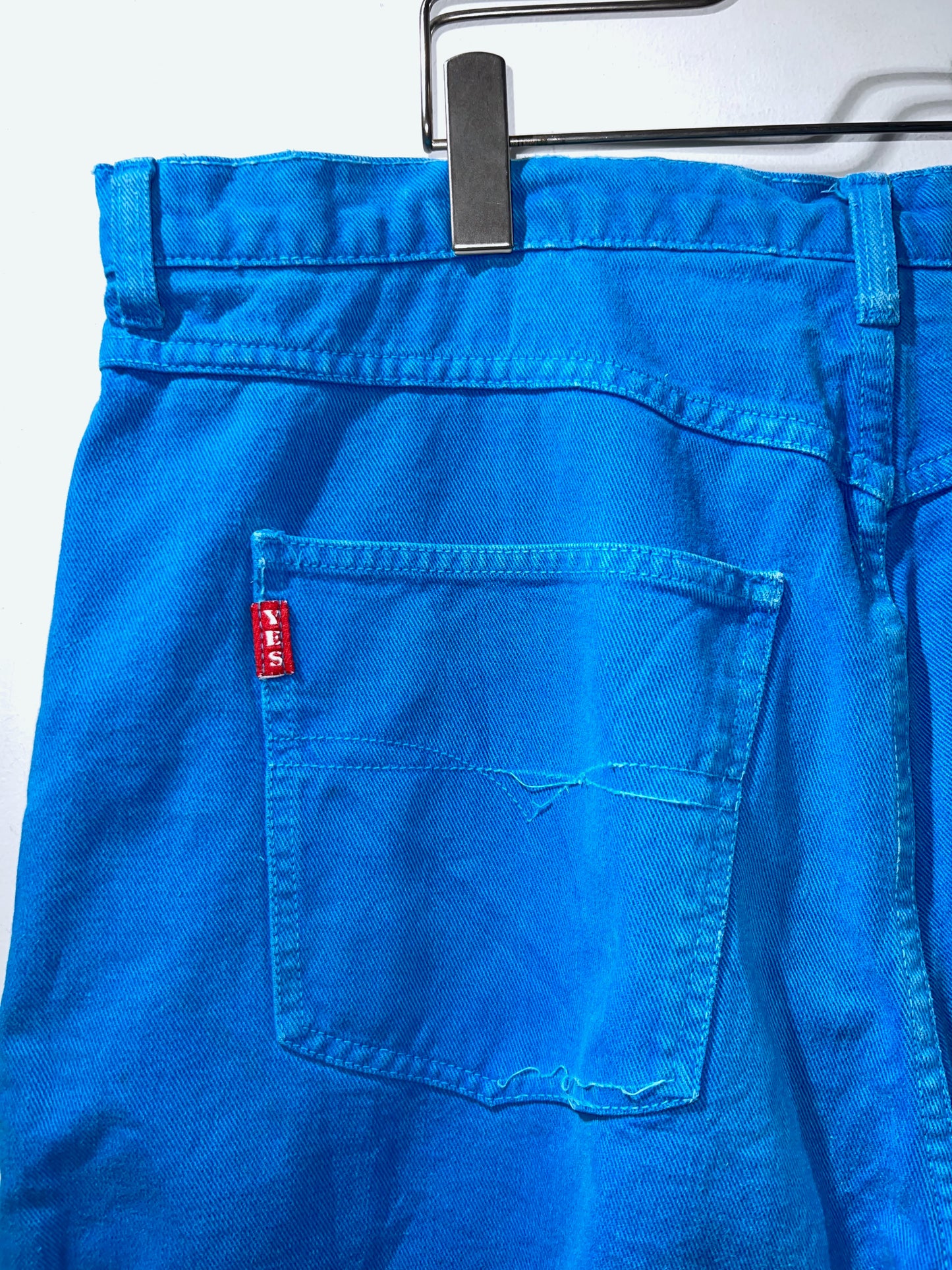 90s Vintage Yes Men Baggy Denim Shorts