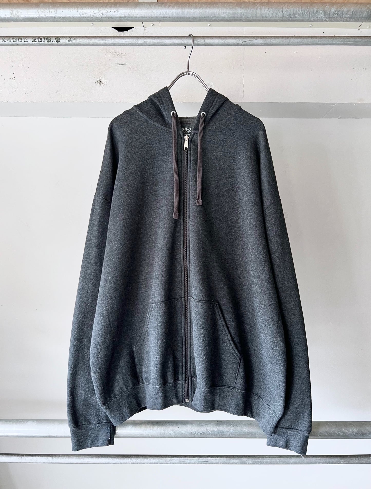 Charcoal Zip-Up Hoodie