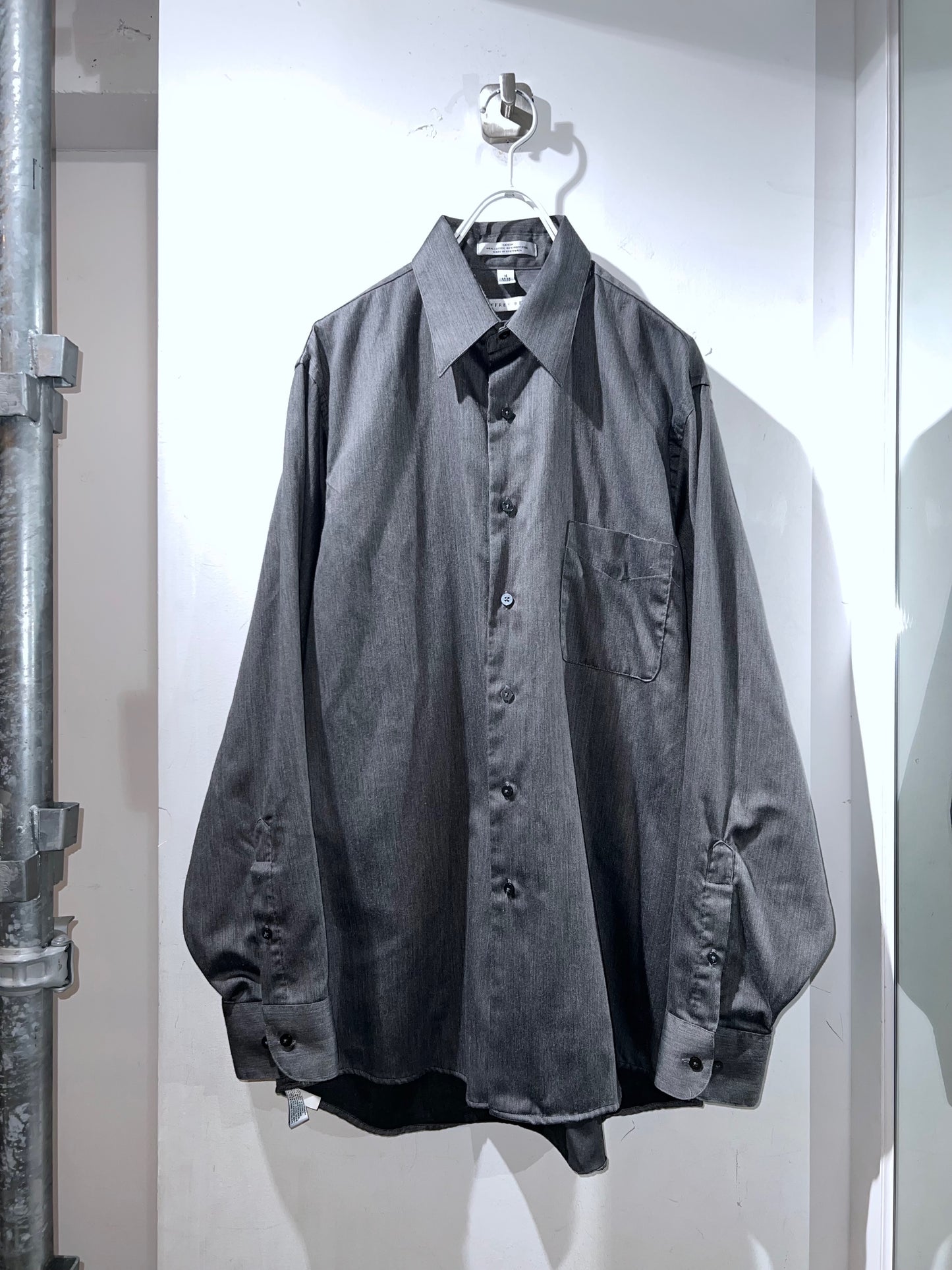 Geffrey Beene Grey Sateen Shirt