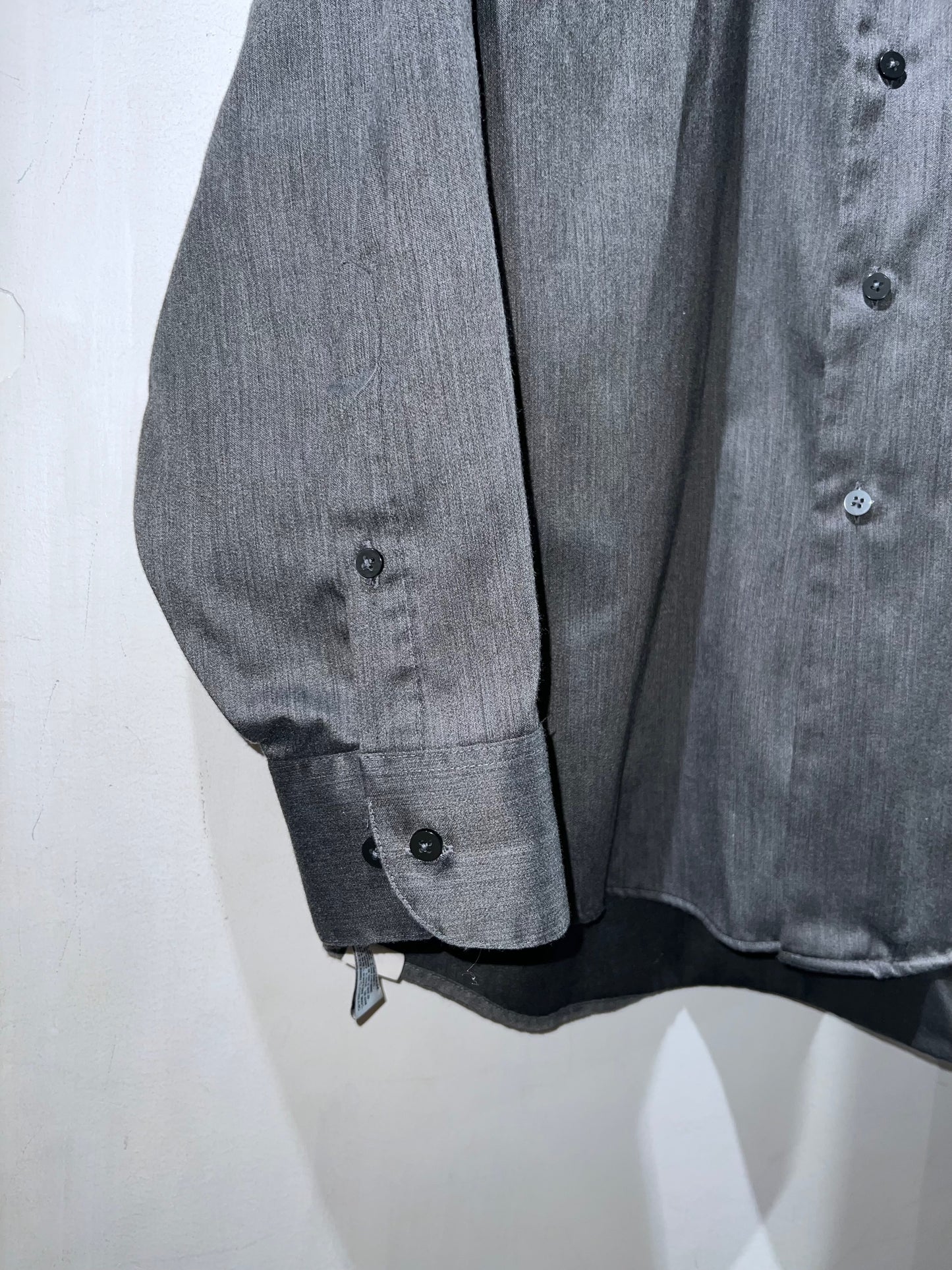 Geffrey Beene Grey Sateen Shirt