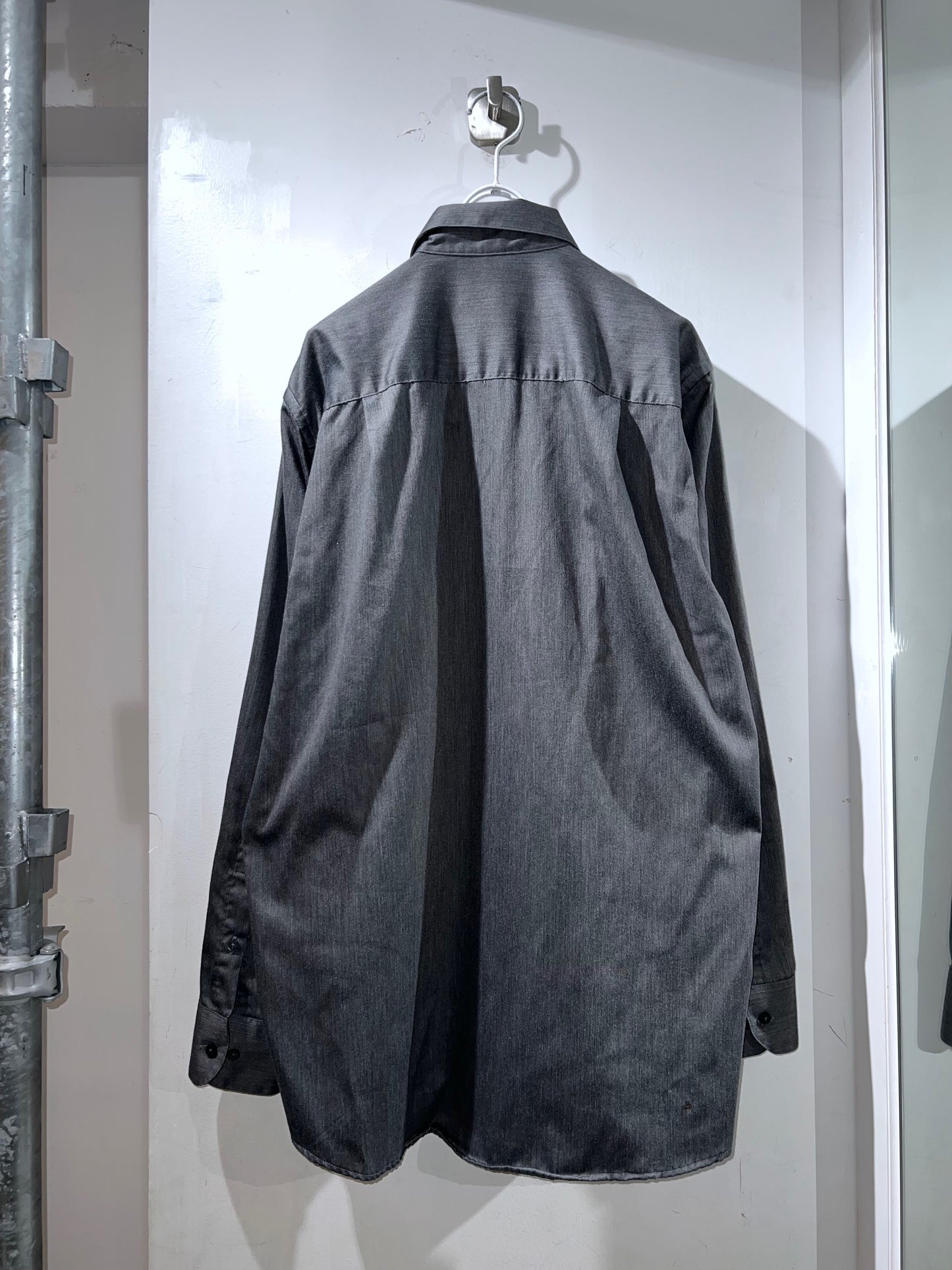 Geffrey Beene Grey Sateen Shirt