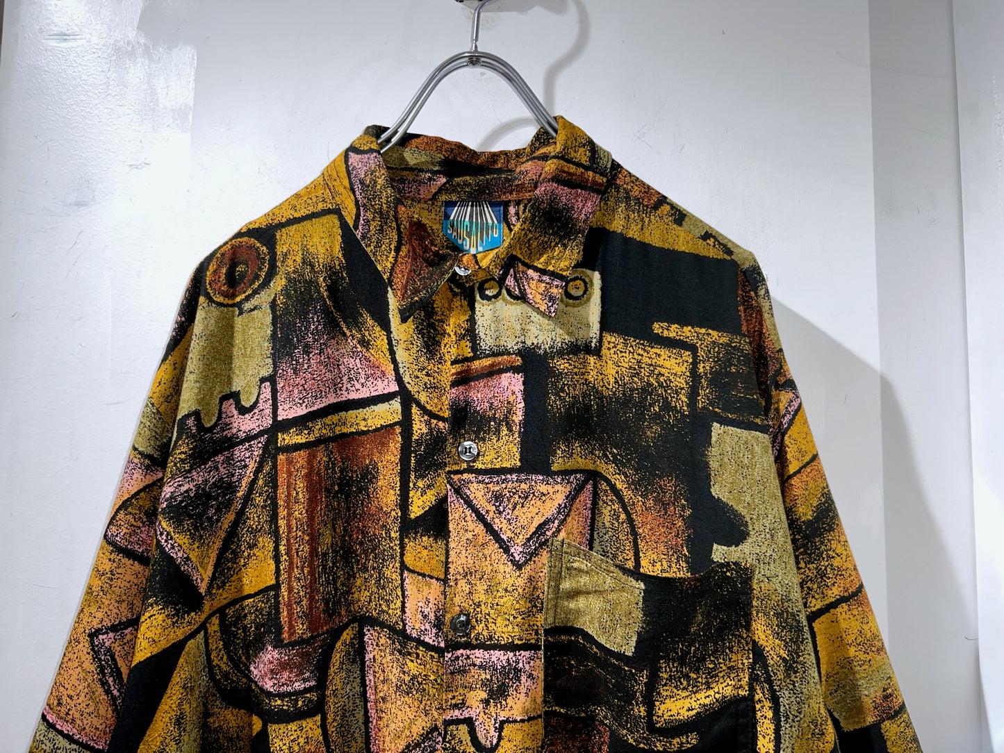 Vintage Abstract Rayon Shirt