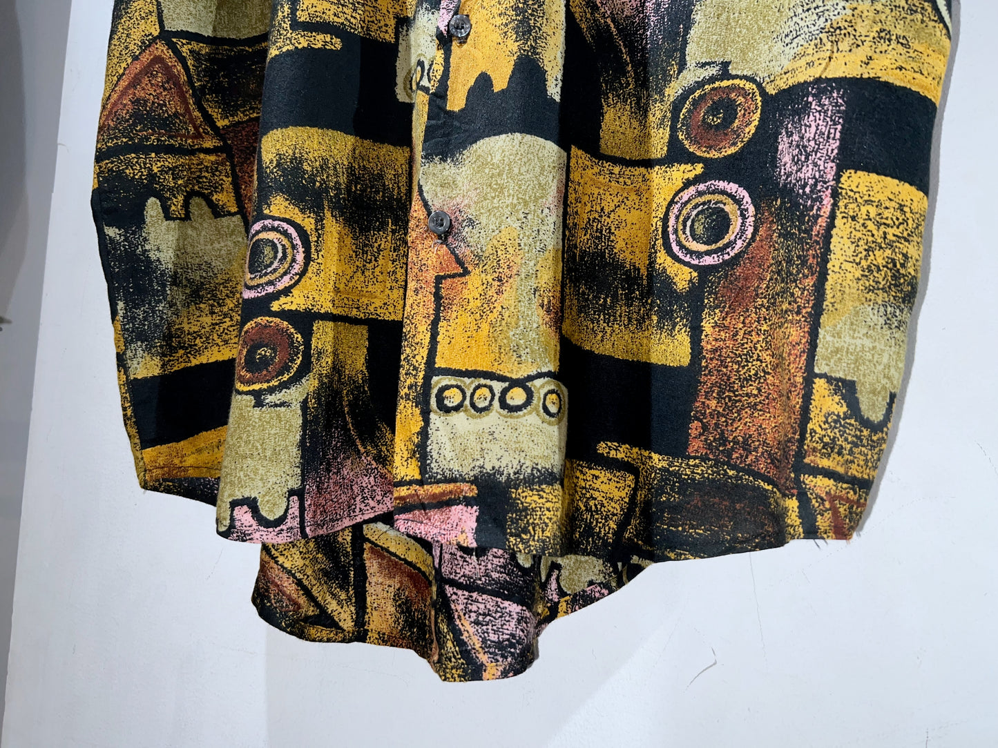 Vintage Abstract Rayon Shirt