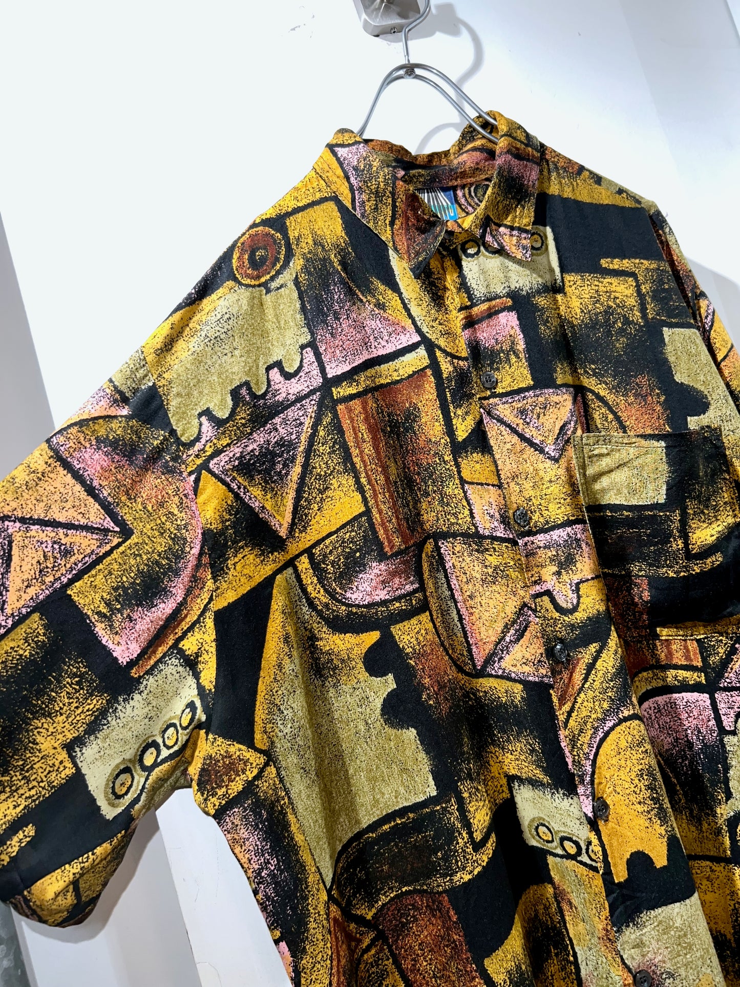Vintage Abstract Rayon Shirt
