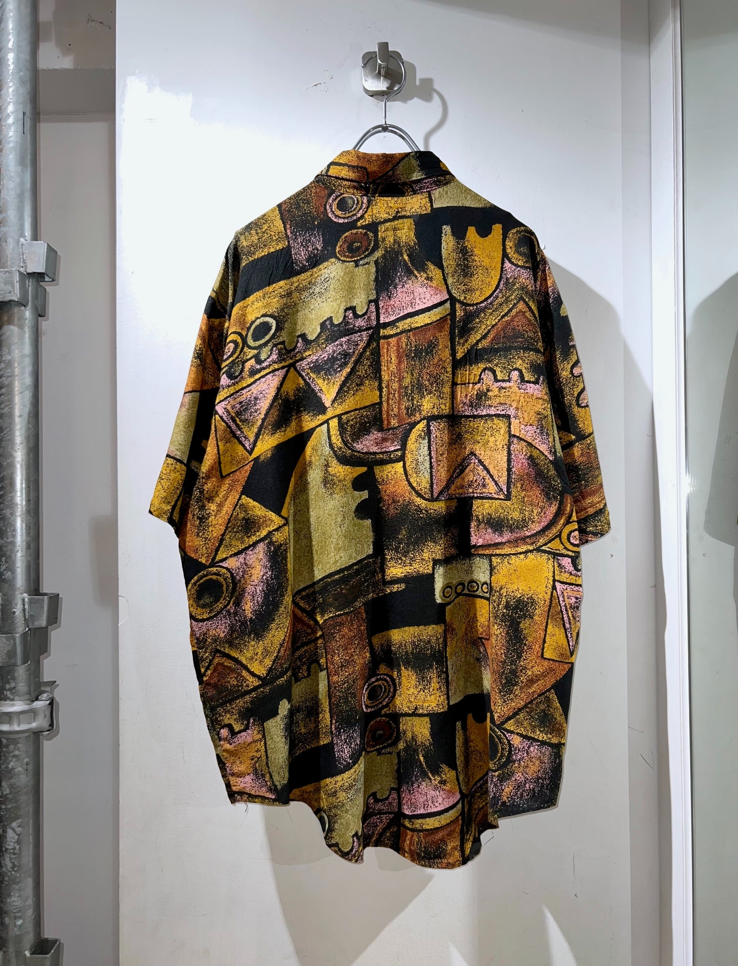 Vintage Abstract Rayon Shirt