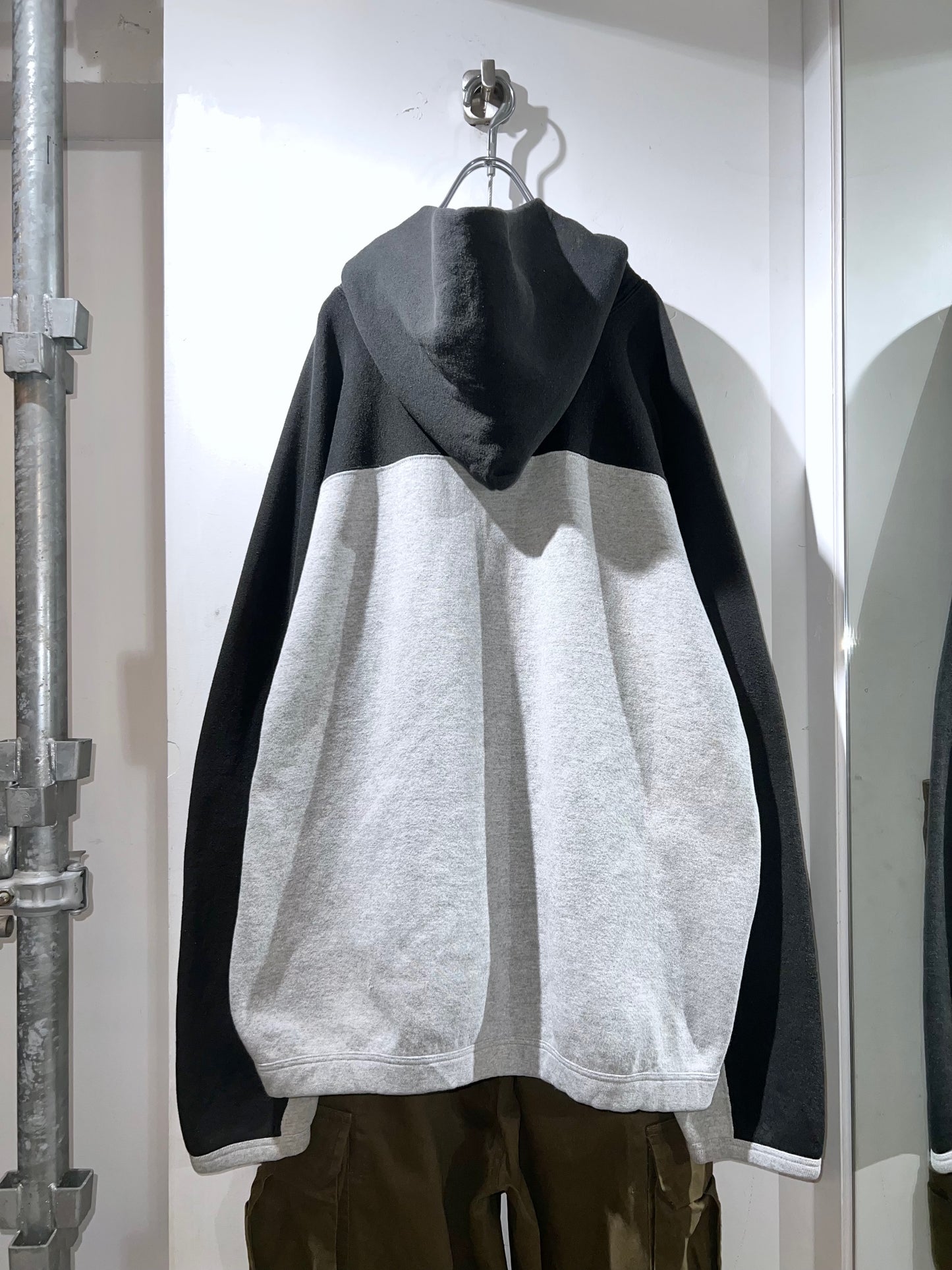 90's DISCUS ATHLETIC Bi-Color Hoodie