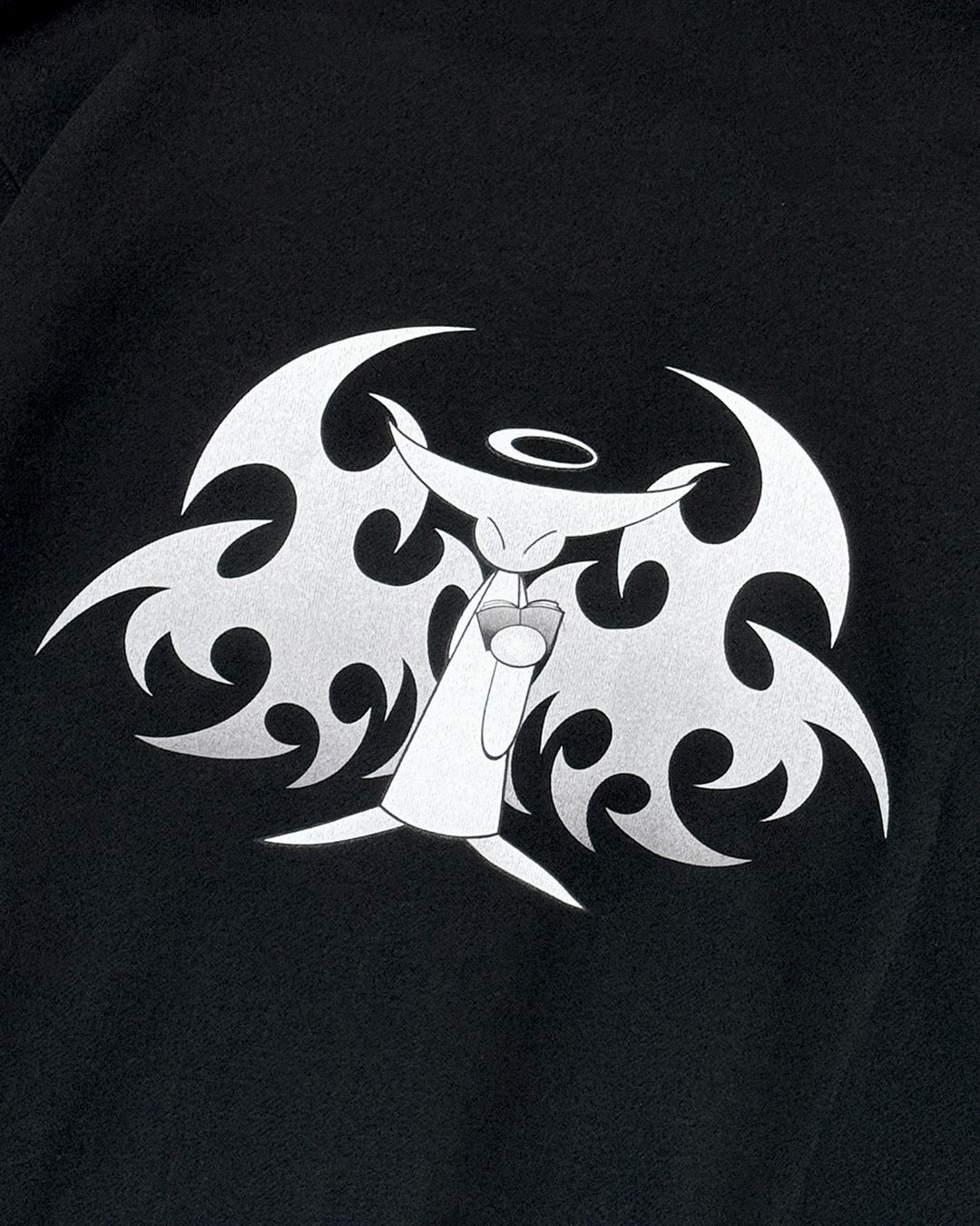 PE.°CORE PE MONK ZIP-UP HOODIE BLACK