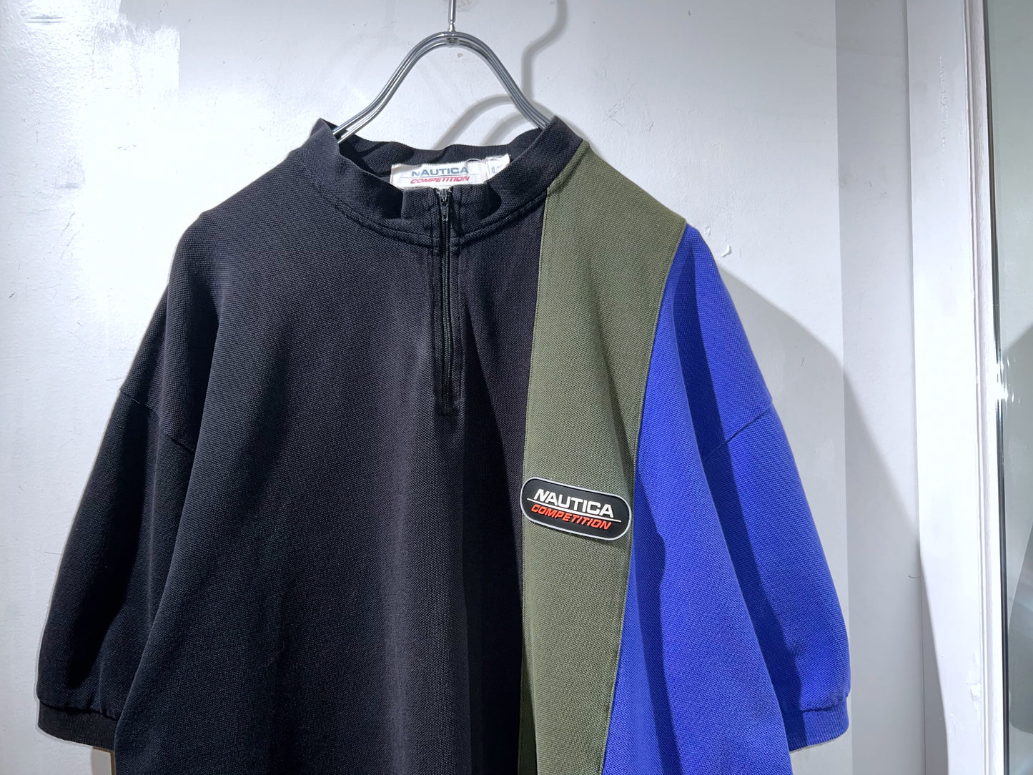 Old Nautica 1/4 Zip Colorblock Shirt