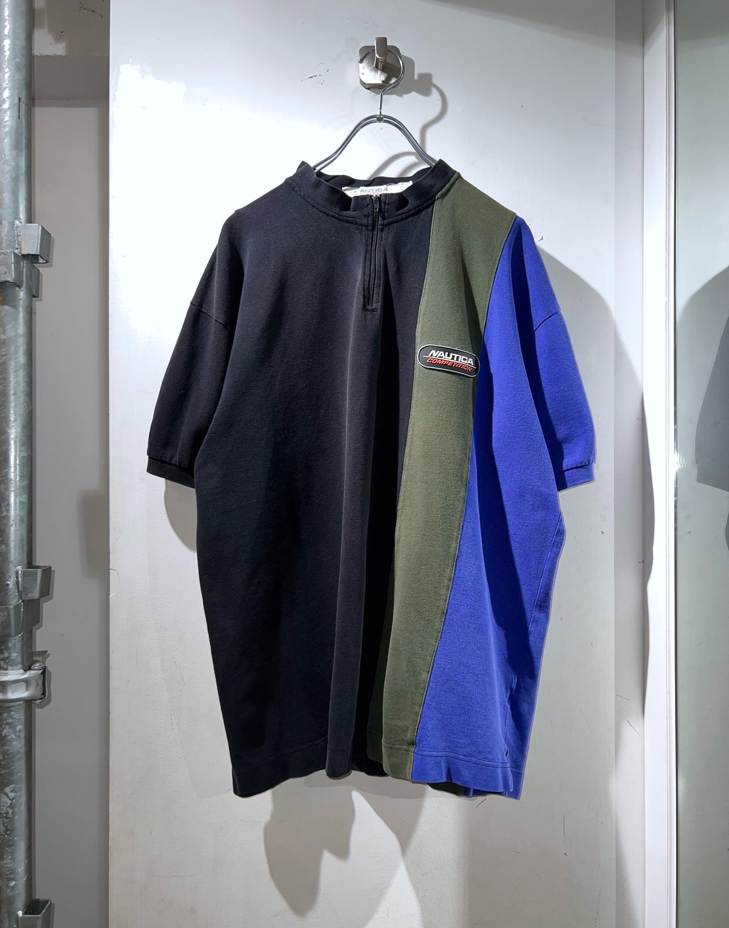 Old Nautica 1/4 Zip Colorblock Shirt