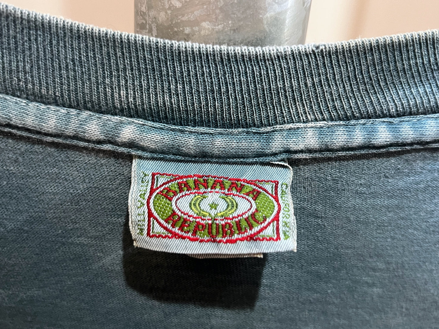 BANANA REPUBLIC Slate Blue Pocket T-shirt