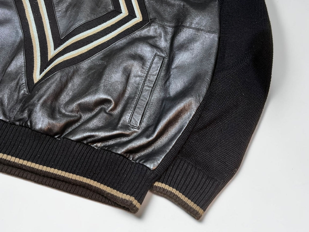 Vintage Maxini Leather Combi Knit