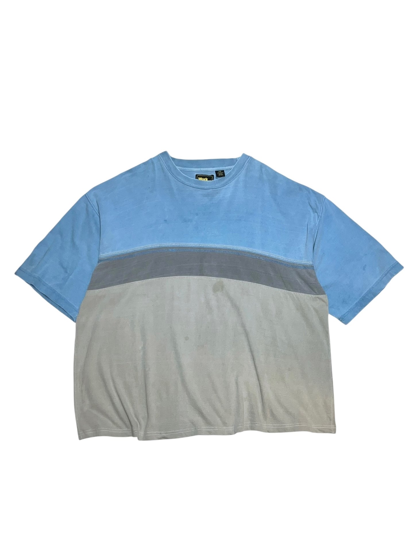 00s Loose Oversized Clolorblock T-shirt