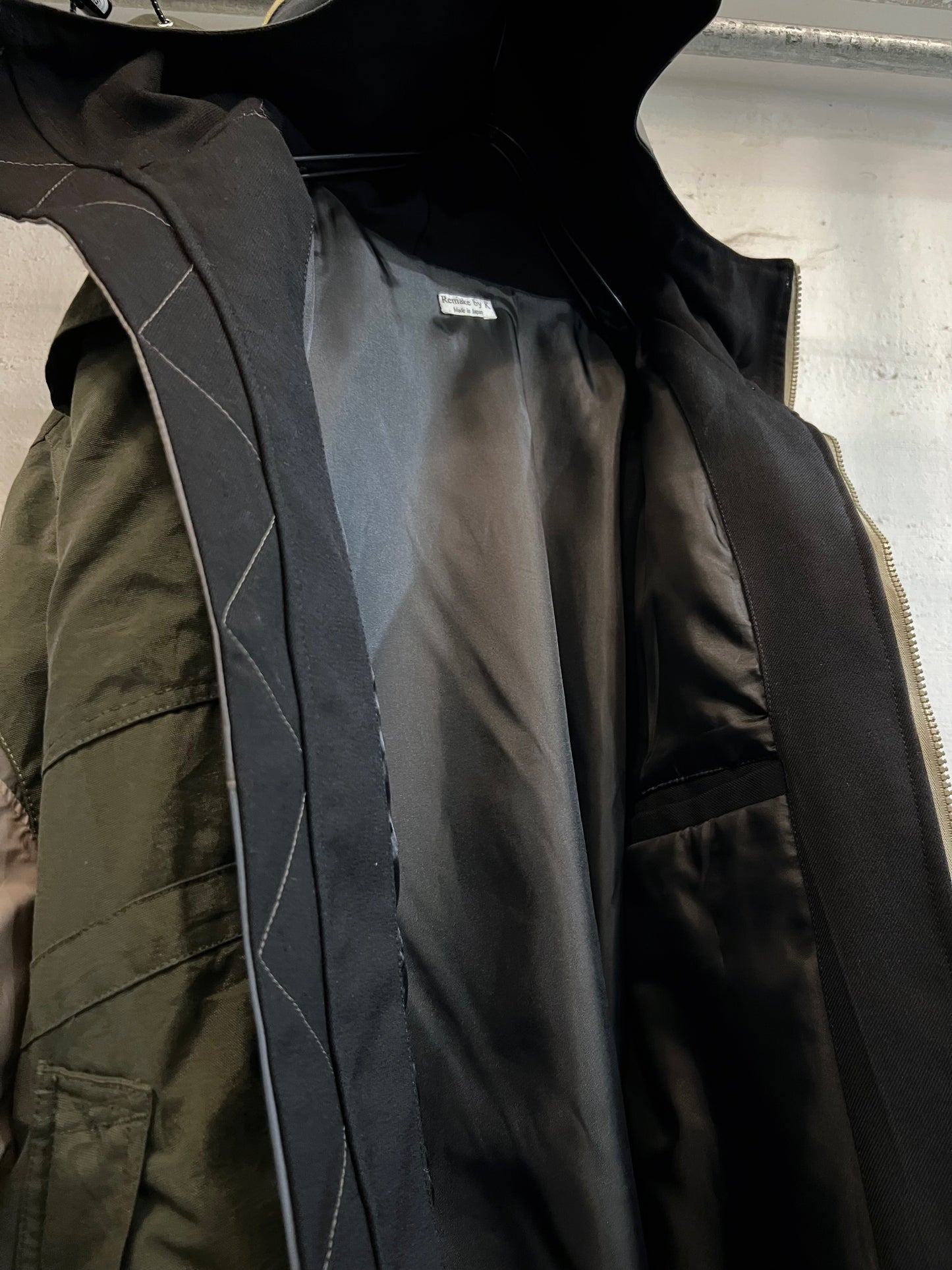 'REMAKEBYK' Rebuild Mountain Parka Grey