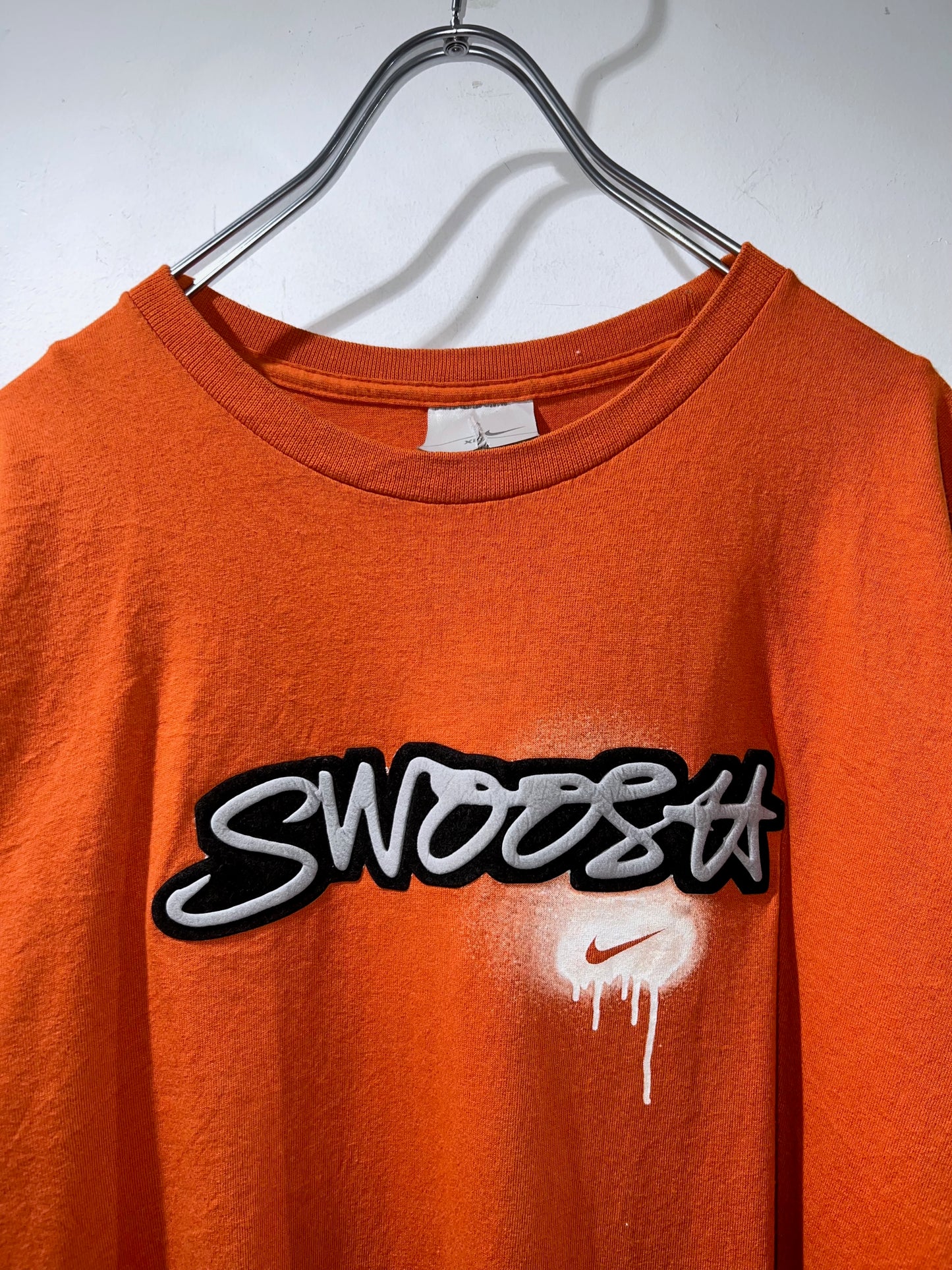 Old Nike Felt Swooh T-Shirt
