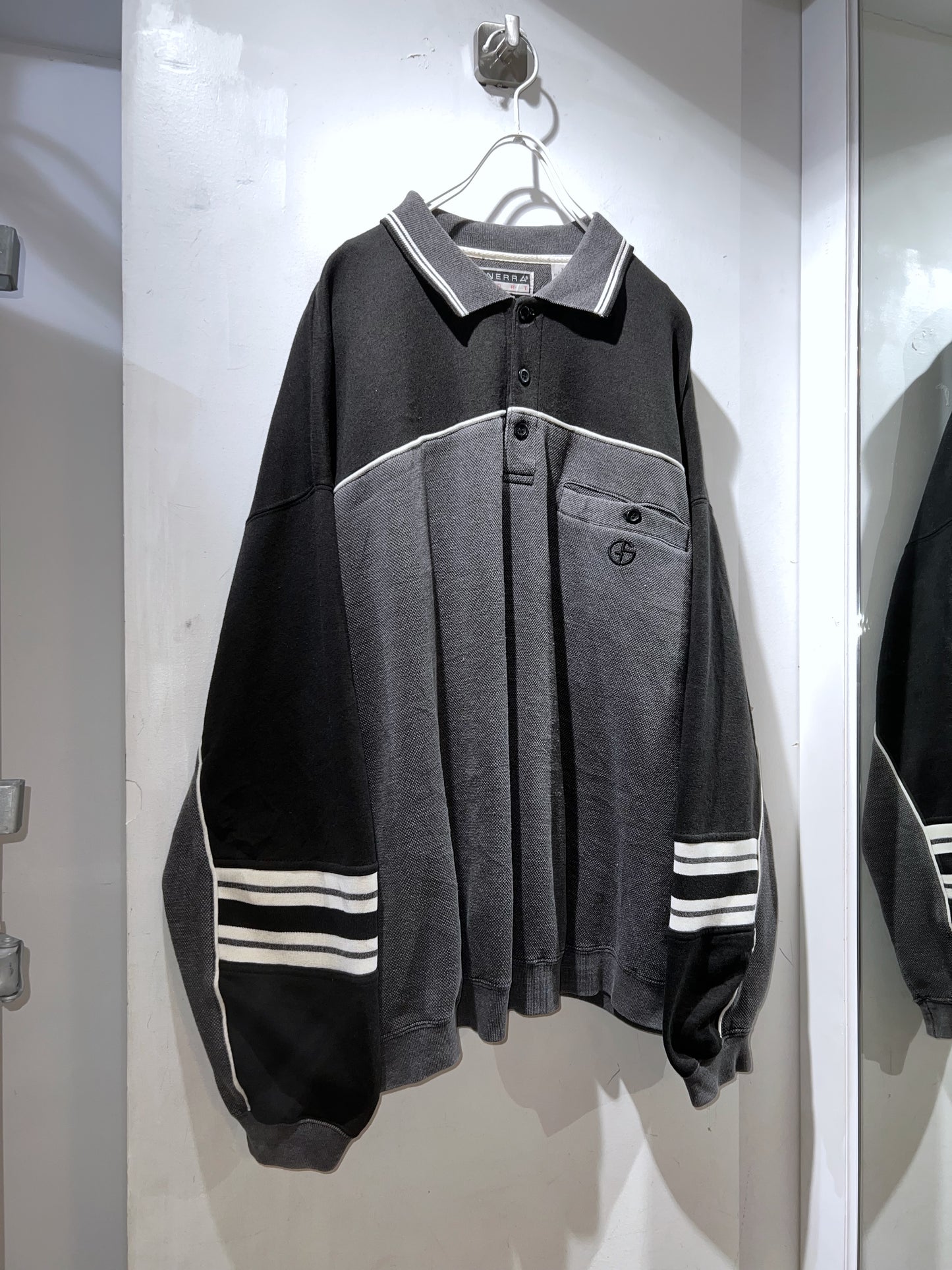 Old Tipped Collar Boxy Pullover
