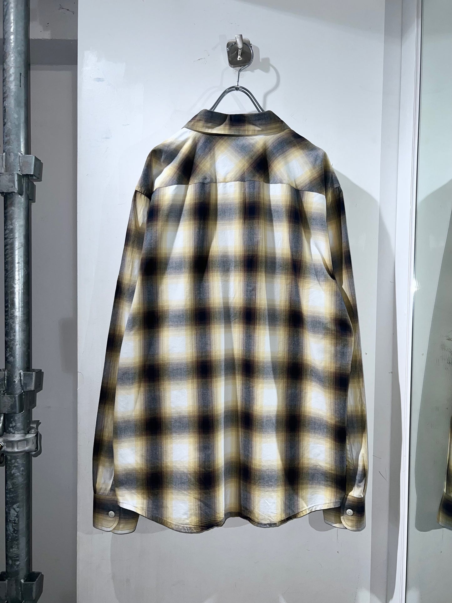 Plus Sized Shadow Check Shirt