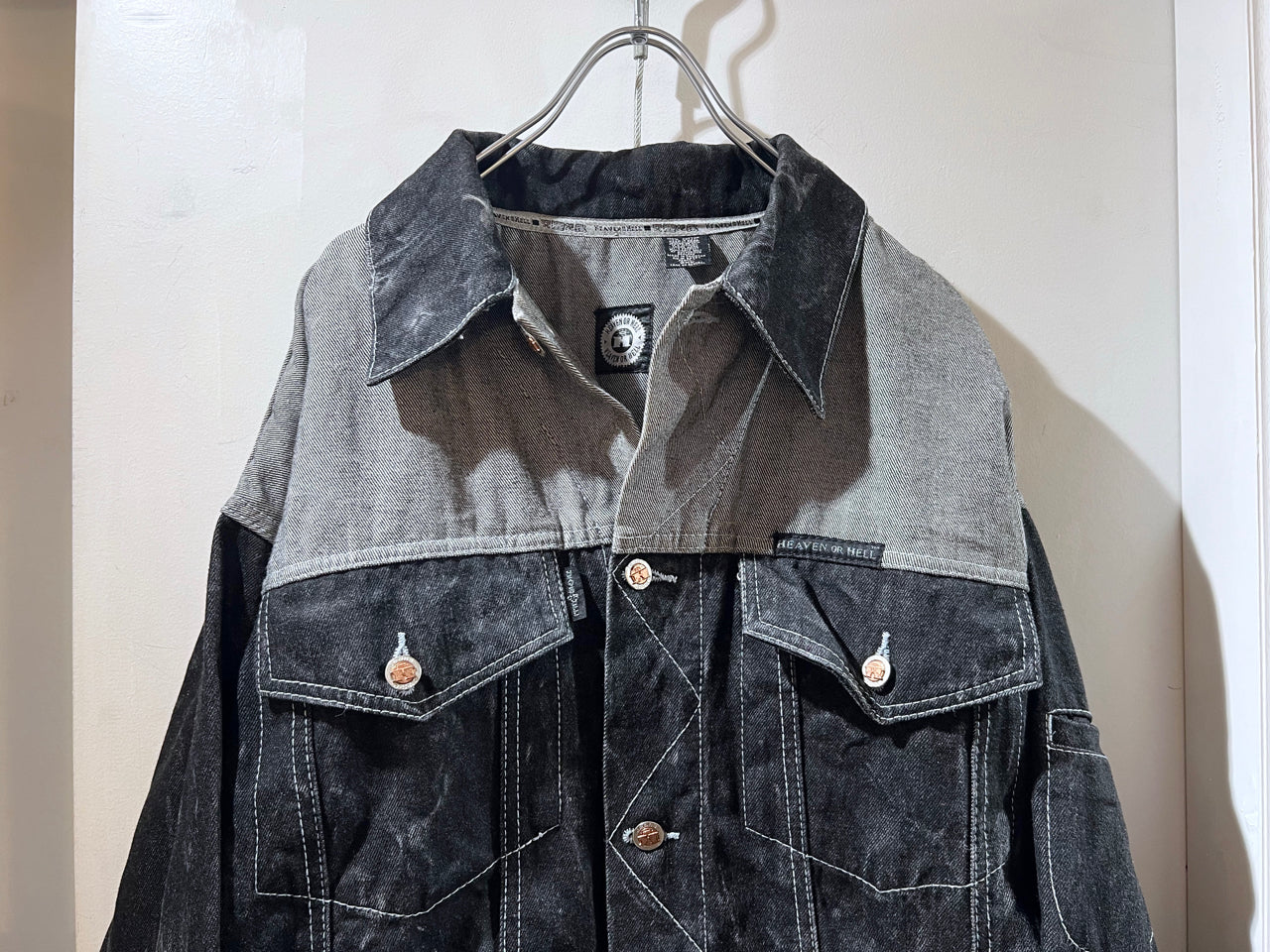 00s Heaven or Hell Baggy Denim Jacket