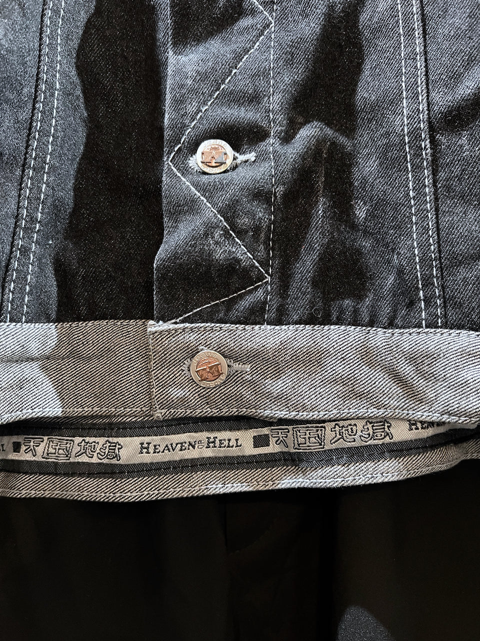 00s Heaven or Hell Baggy Denim Jacket