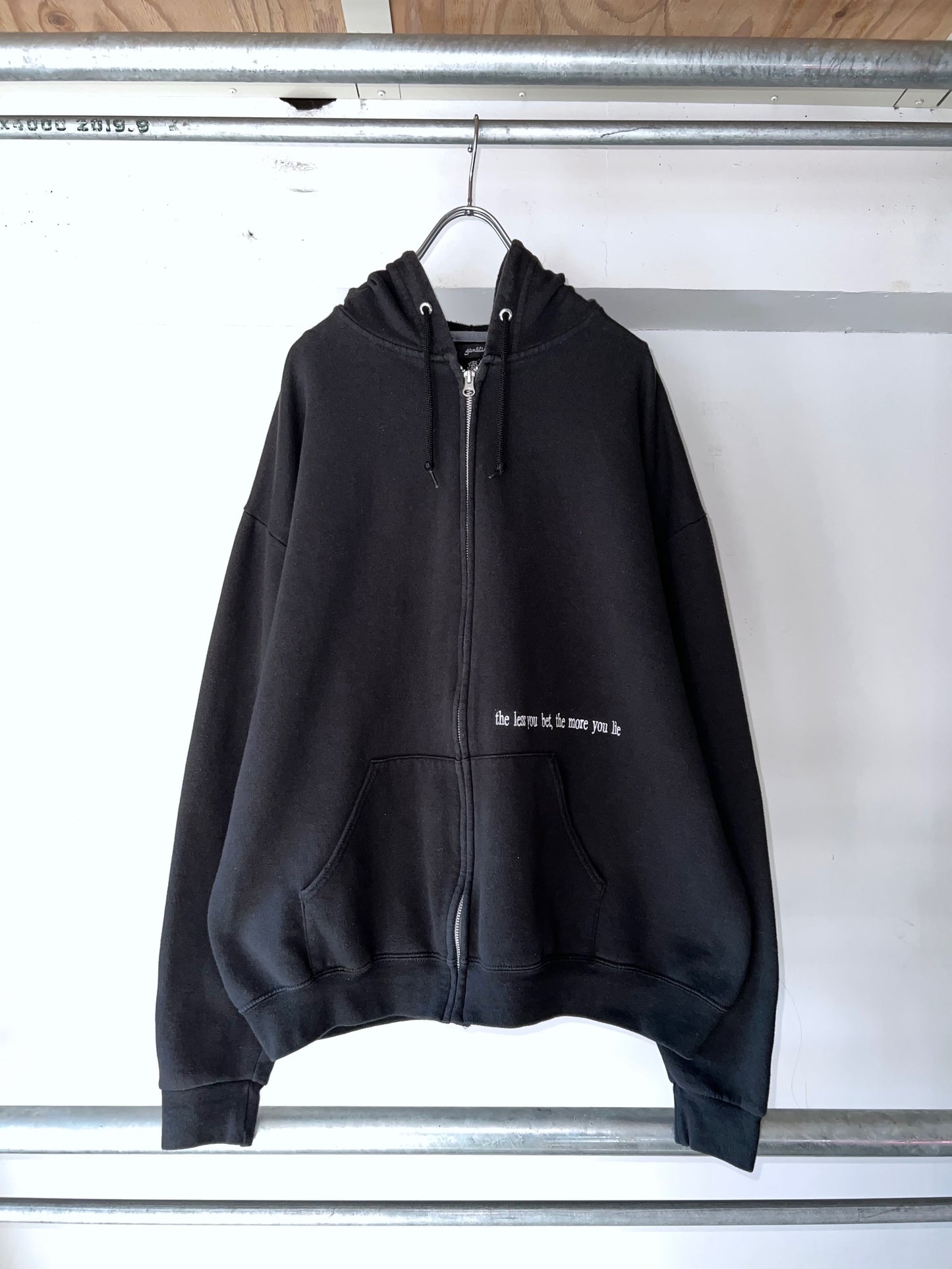 GAMBLING LESS IS MORE ZIP THRU HOOD