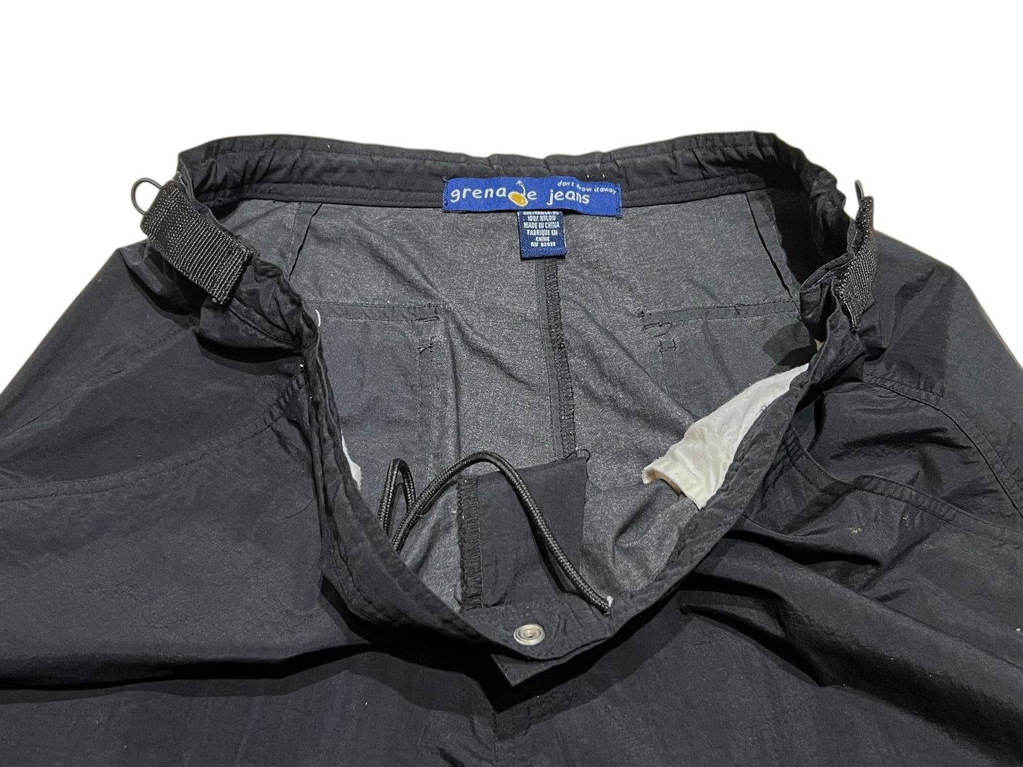 00s Lightwieght Nylon Wide Cynch Pants
