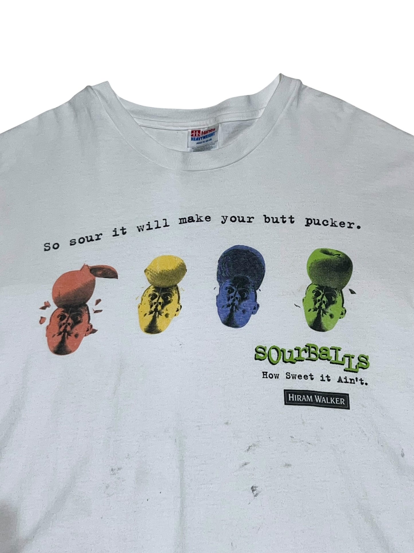 90s Vintage Hiram Walker SOURBALLS T-Shirt