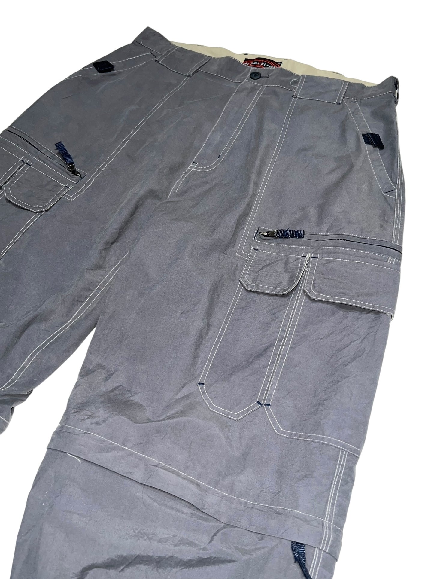 00s Wearfirst Grey Zip-off Cargos