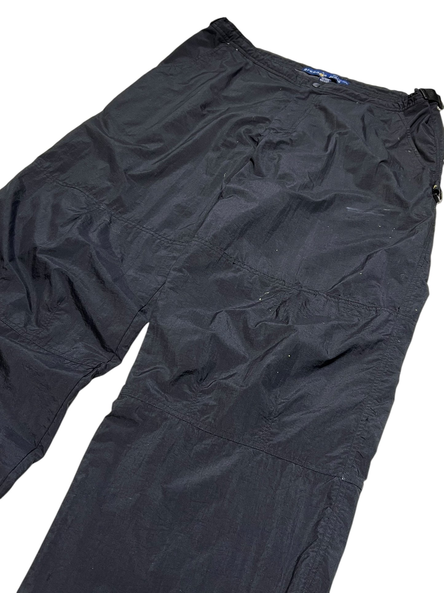 00s Lightwieght Nylon Wide Cynch Pants