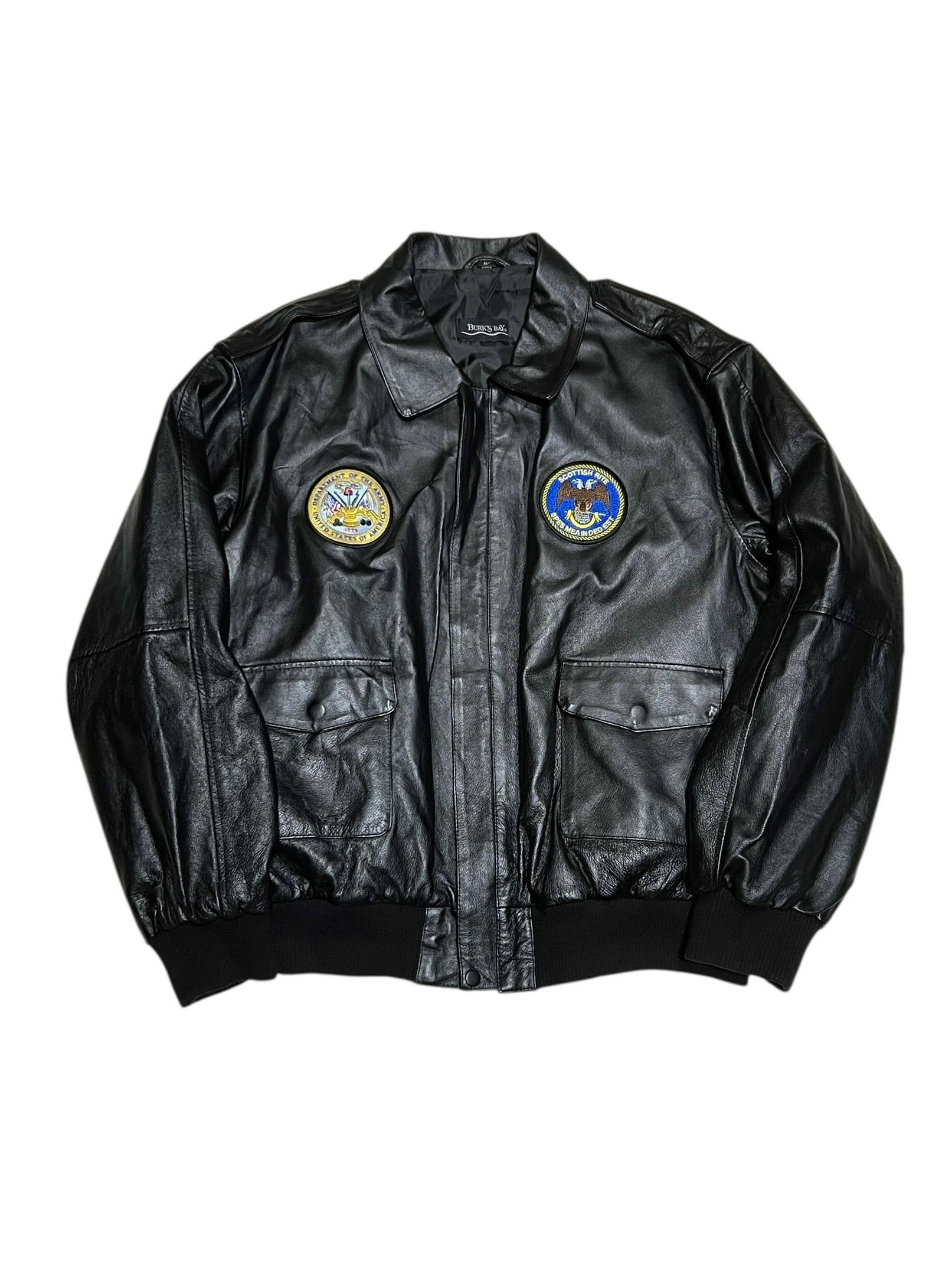 Vintage Burk's Bay Leather Flight Jacket – BUSINESS AS USUAL