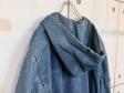 "DENIM&Co" Old Over Sized Denim Duffle Coat