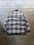 vintage Ombre Zip-Up Shirt Jacket