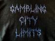 "GAMBLING" CITY LIMITS HOODIE BLU